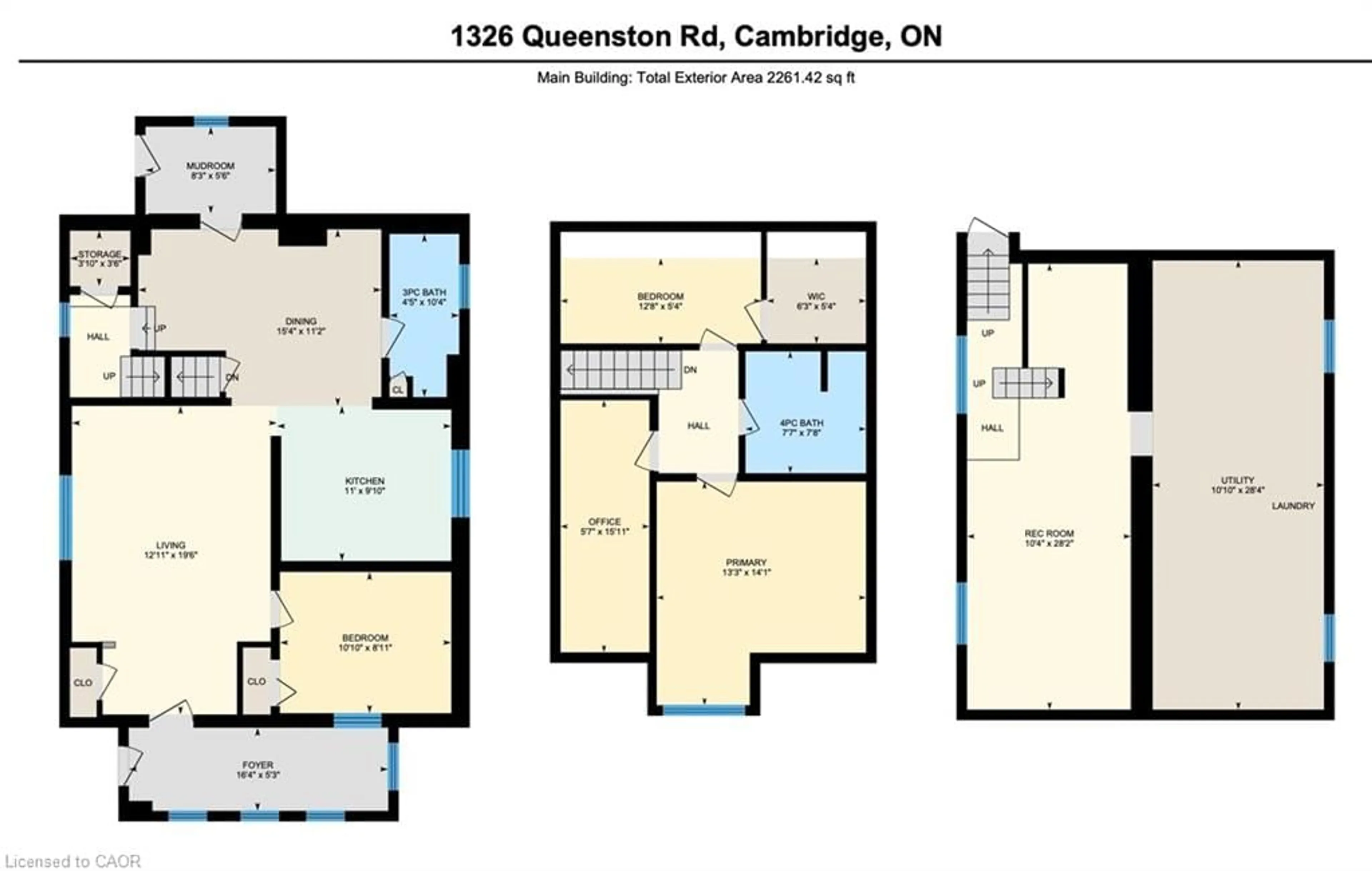 Floor plan for 1326 Queenston Rd, Cambridge Ontario N3H 3L4