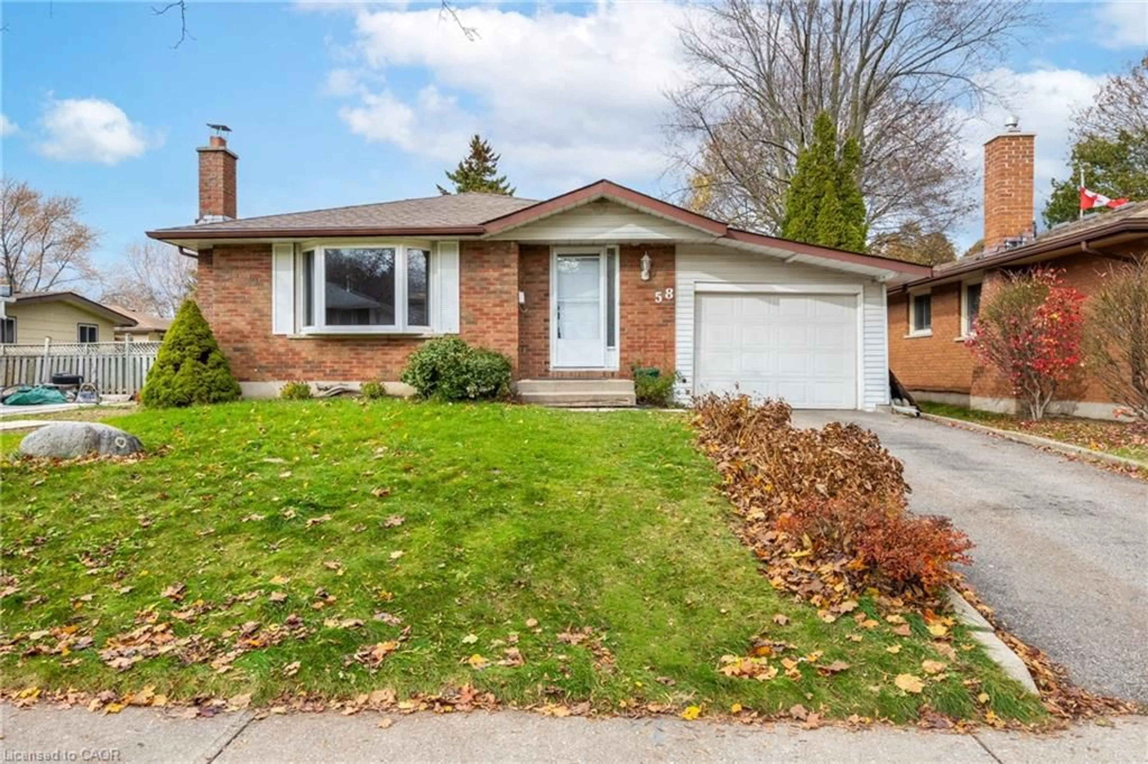 Home with brick exterior material, street for 58 Selkirk Dr, Kitchener Ontario N2E 1N2