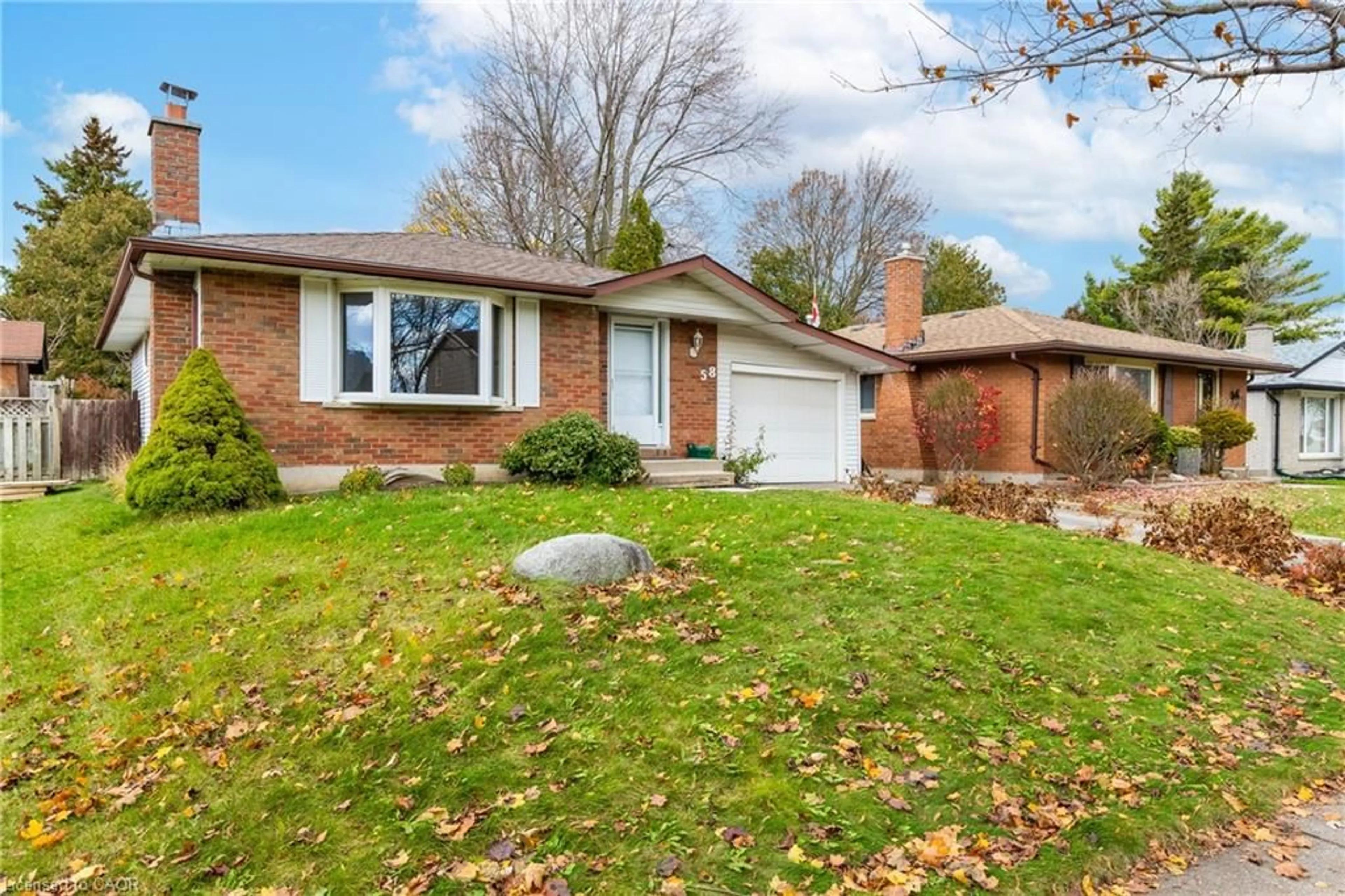 Home with brick exterior material, street for 58 Selkirk Dr, Kitchener Ontario N2E 1N2