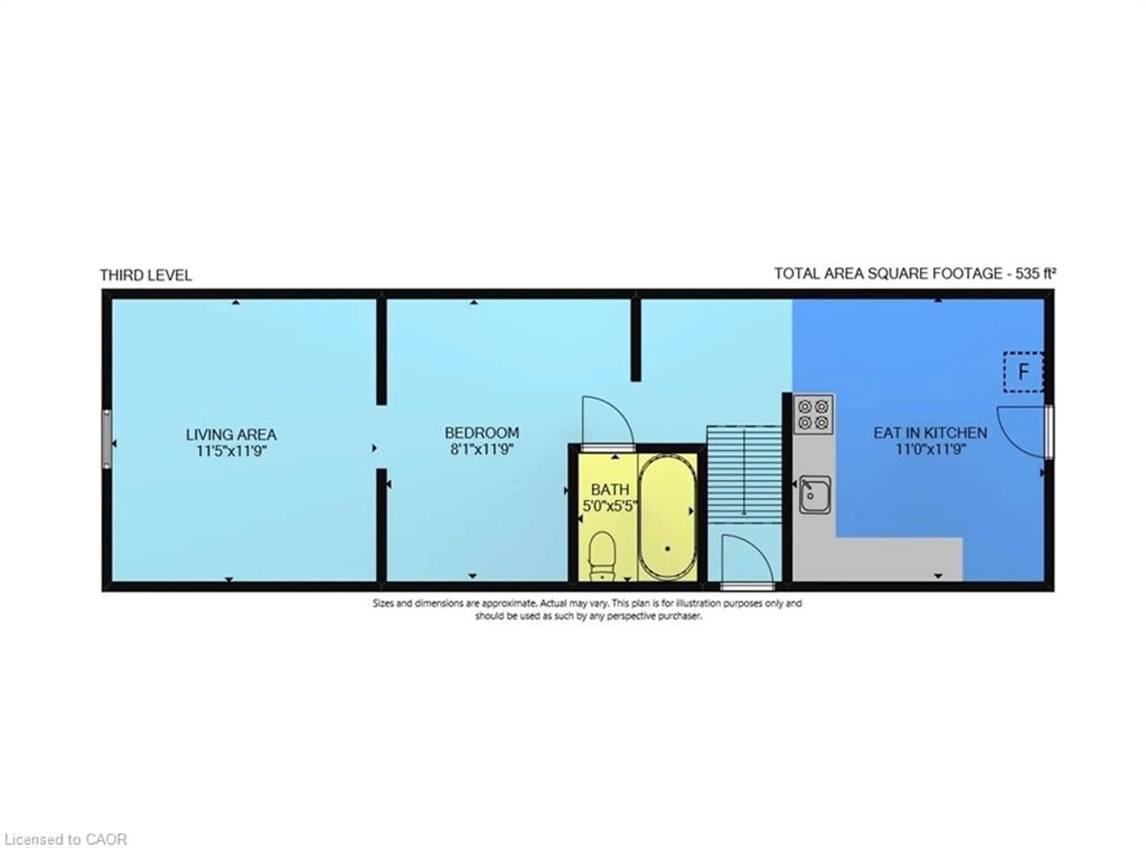 Floor plan for 1367 Cannon St, Hamilton Ontario L8H 1W2