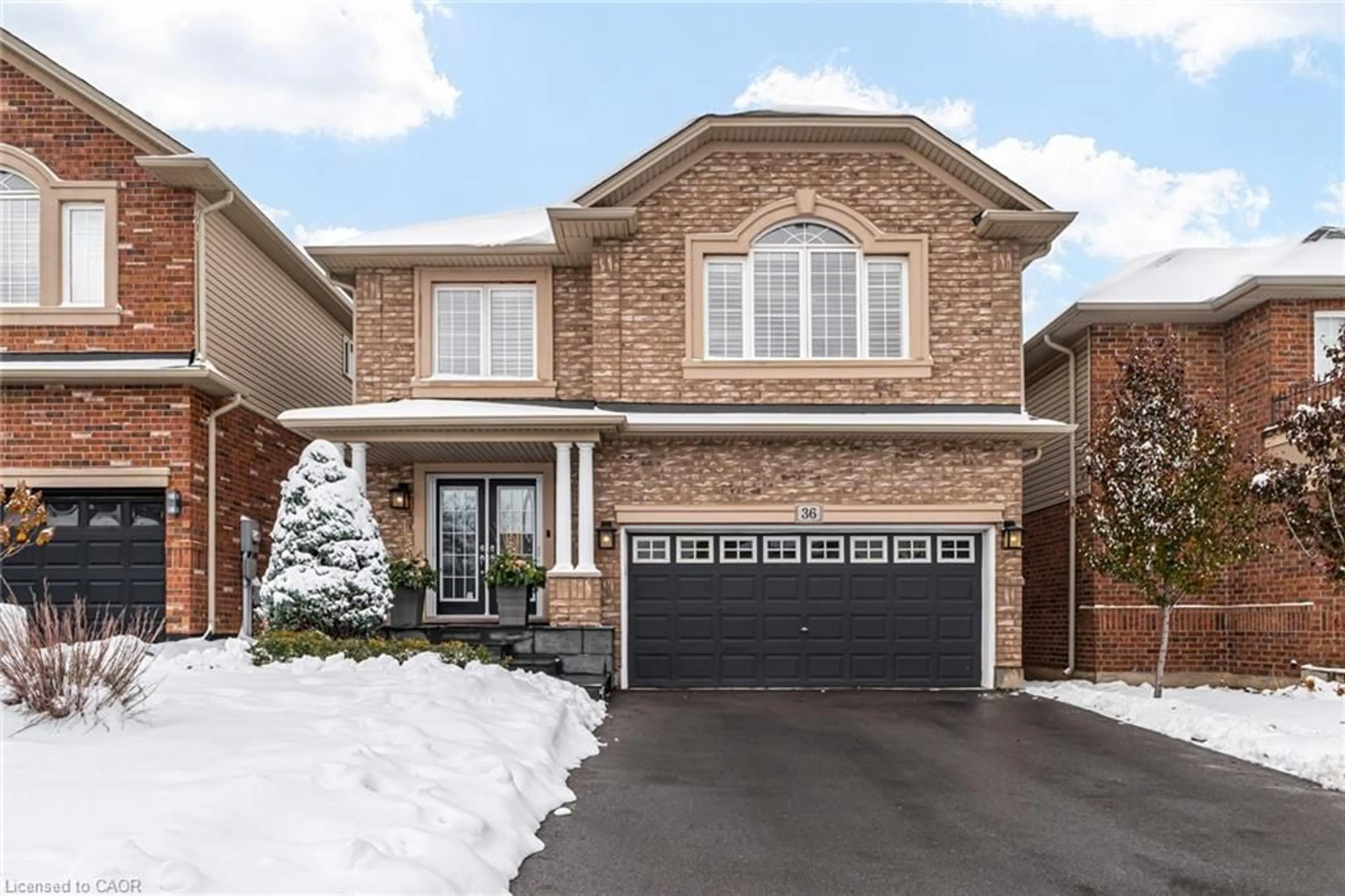 Home with brick exterior material, street for 36 Irwin Ave, Ancaster Ontario L9K 0E9