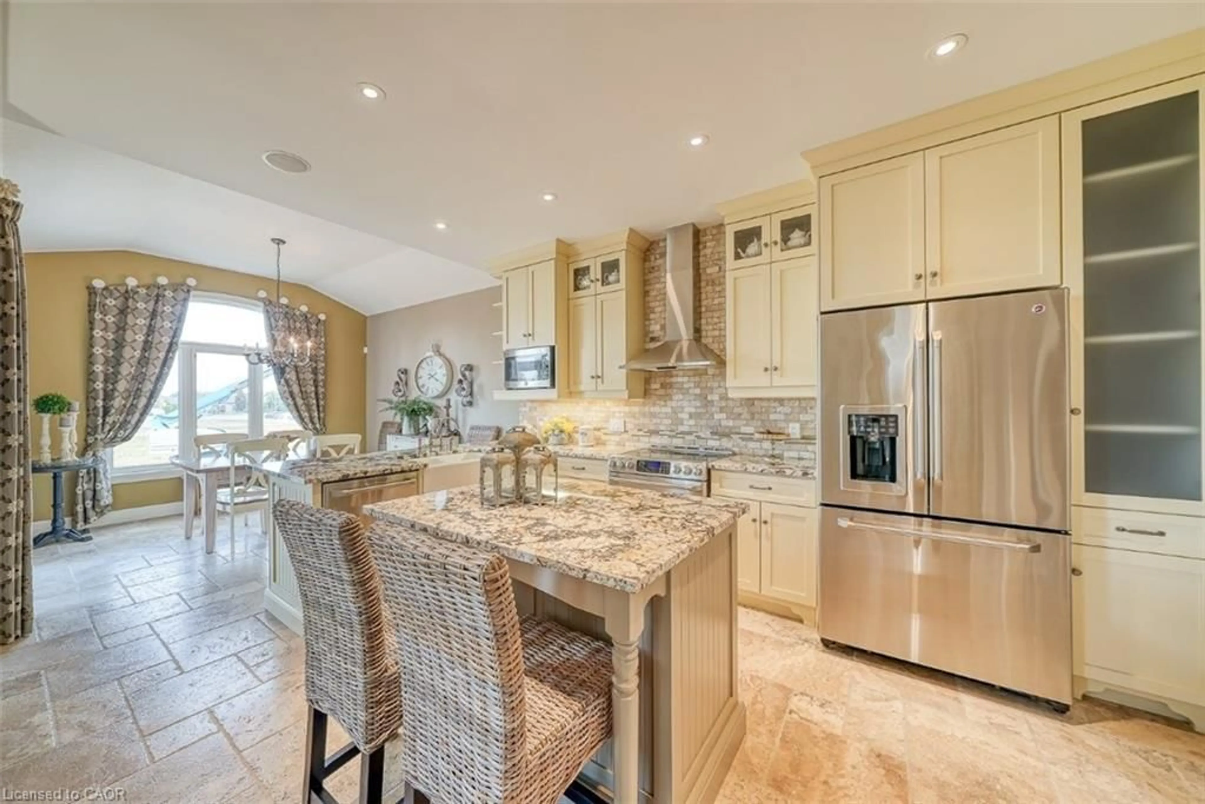 Open concept kitchen, ceramic/tile floor for 1142 Caen Ave, Woodstock Ontario N4T 0G3