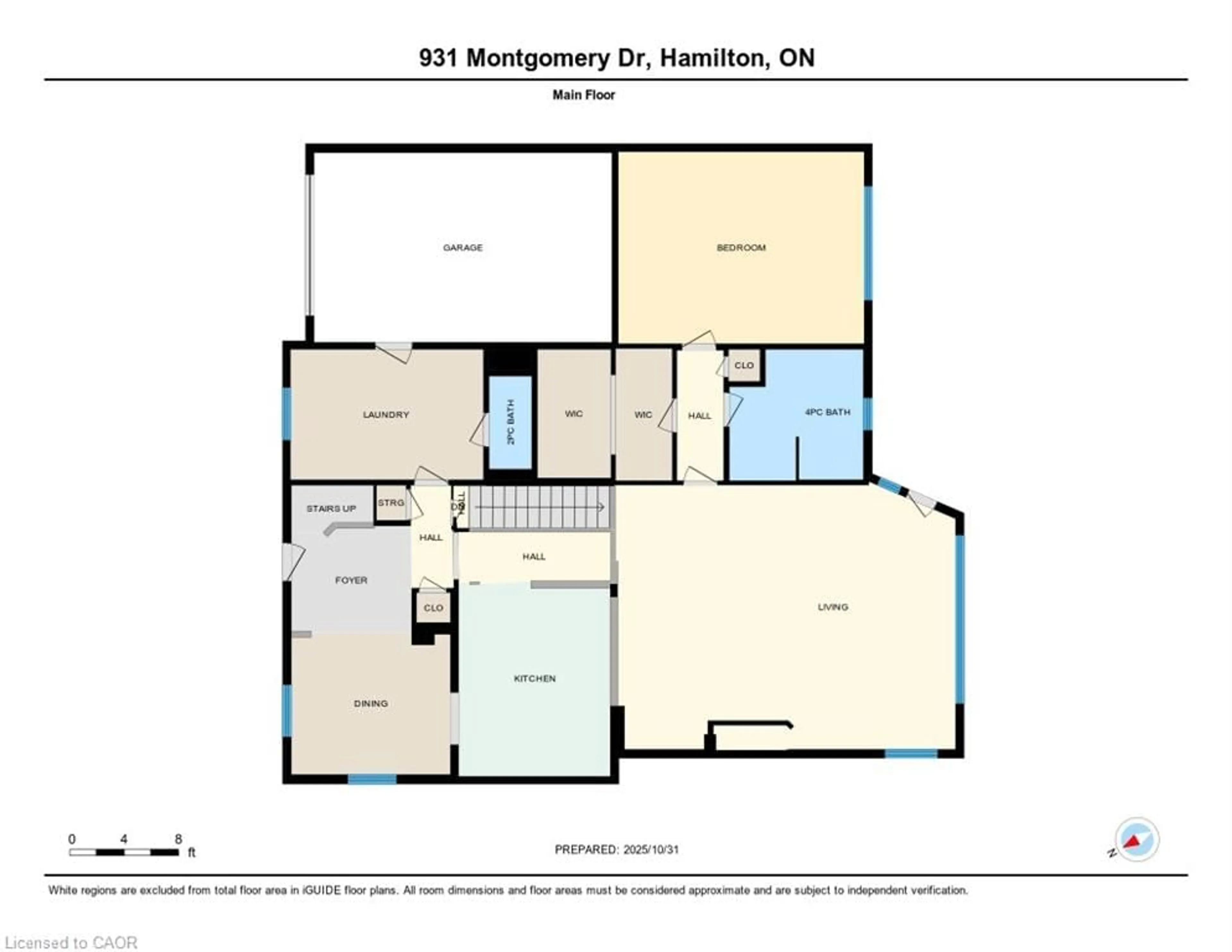 Floor plan for 931 Montgomery Dr, Ancaster Ontario L9G 3H6