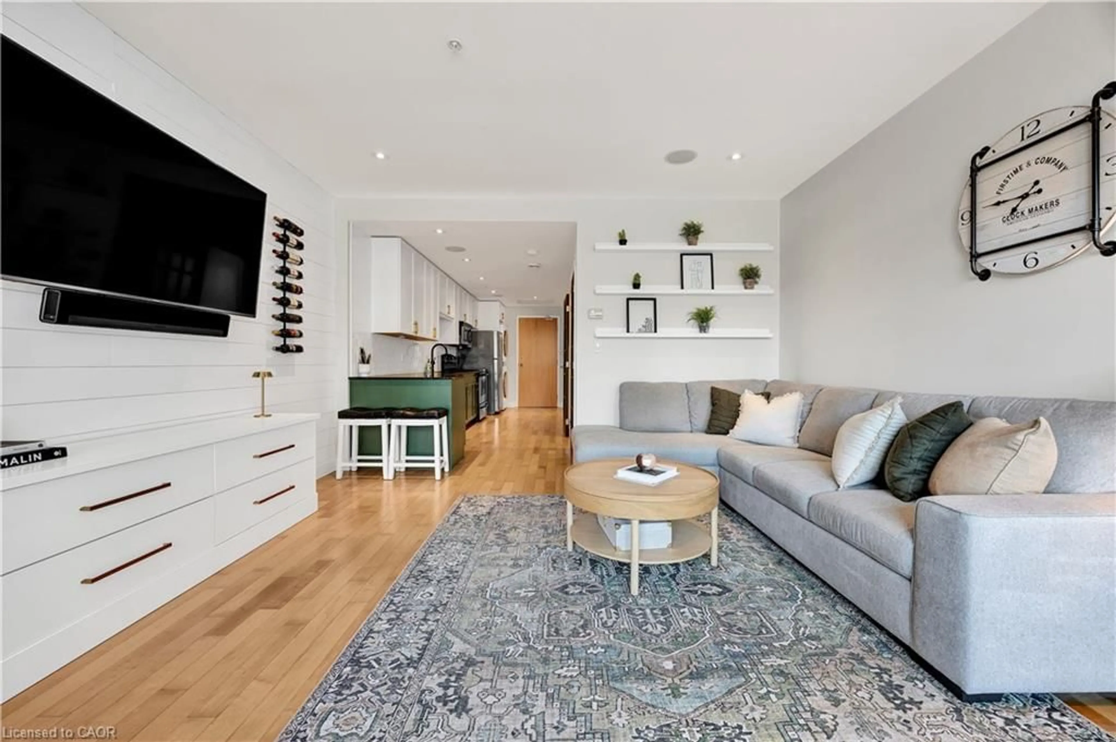 Living room with furniture, unknown for 188 King St #209, Waterloo Ontario N2J 0C6