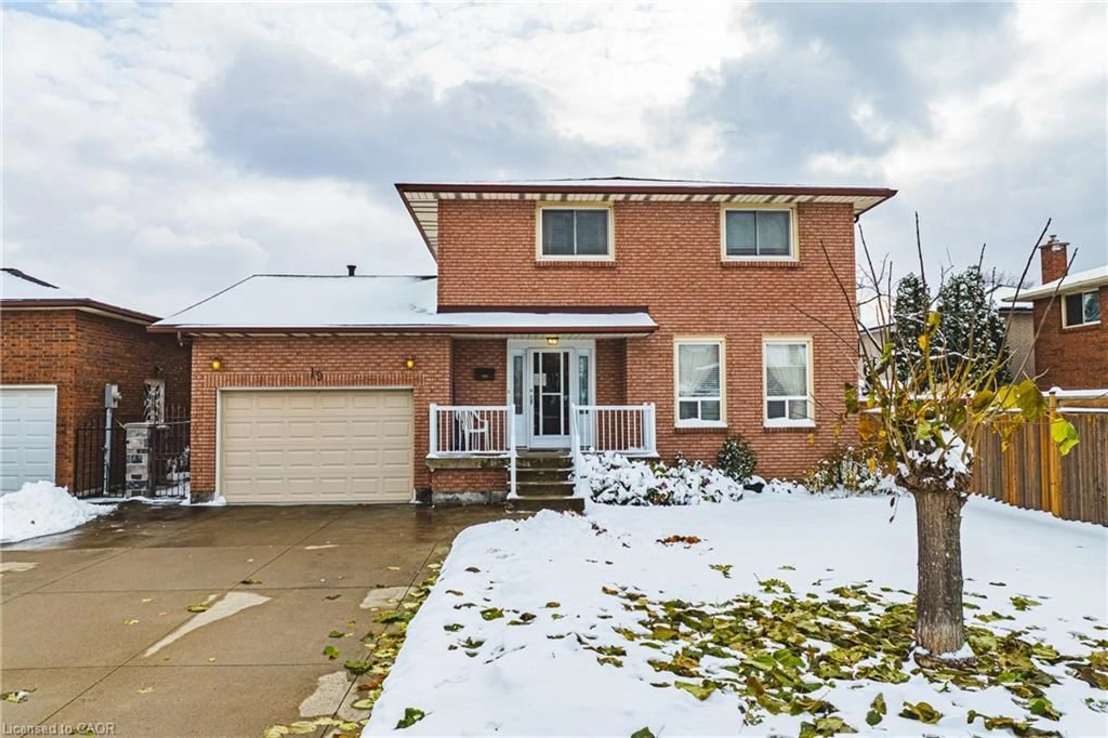 Home with brick exterior material, street for 19 Hadeland Ave, Hamilton Ontario L9C 6Z8