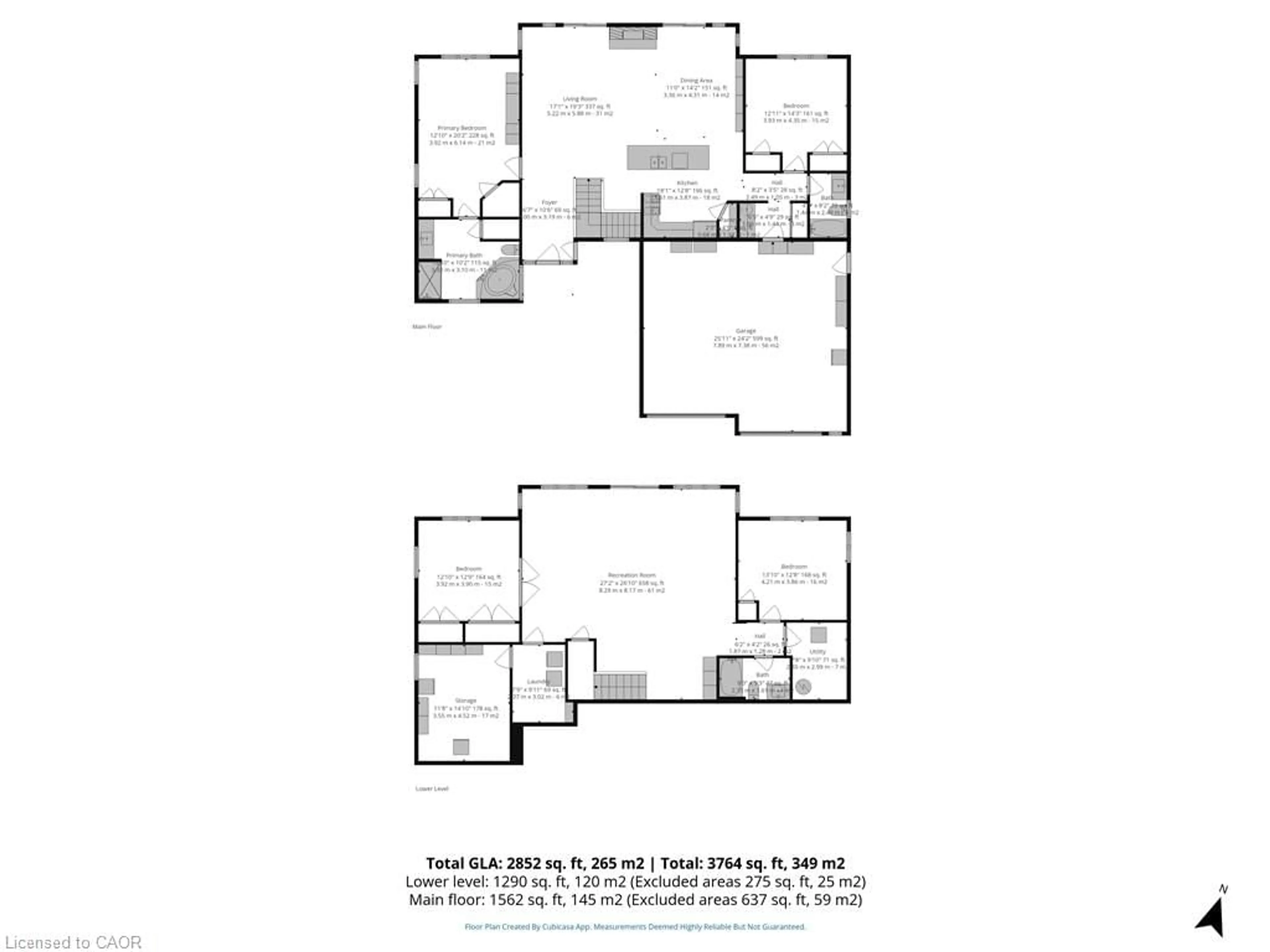 Floor plan for 15 Silver Shadow Way, Port Dover Ontario N0A 1N7