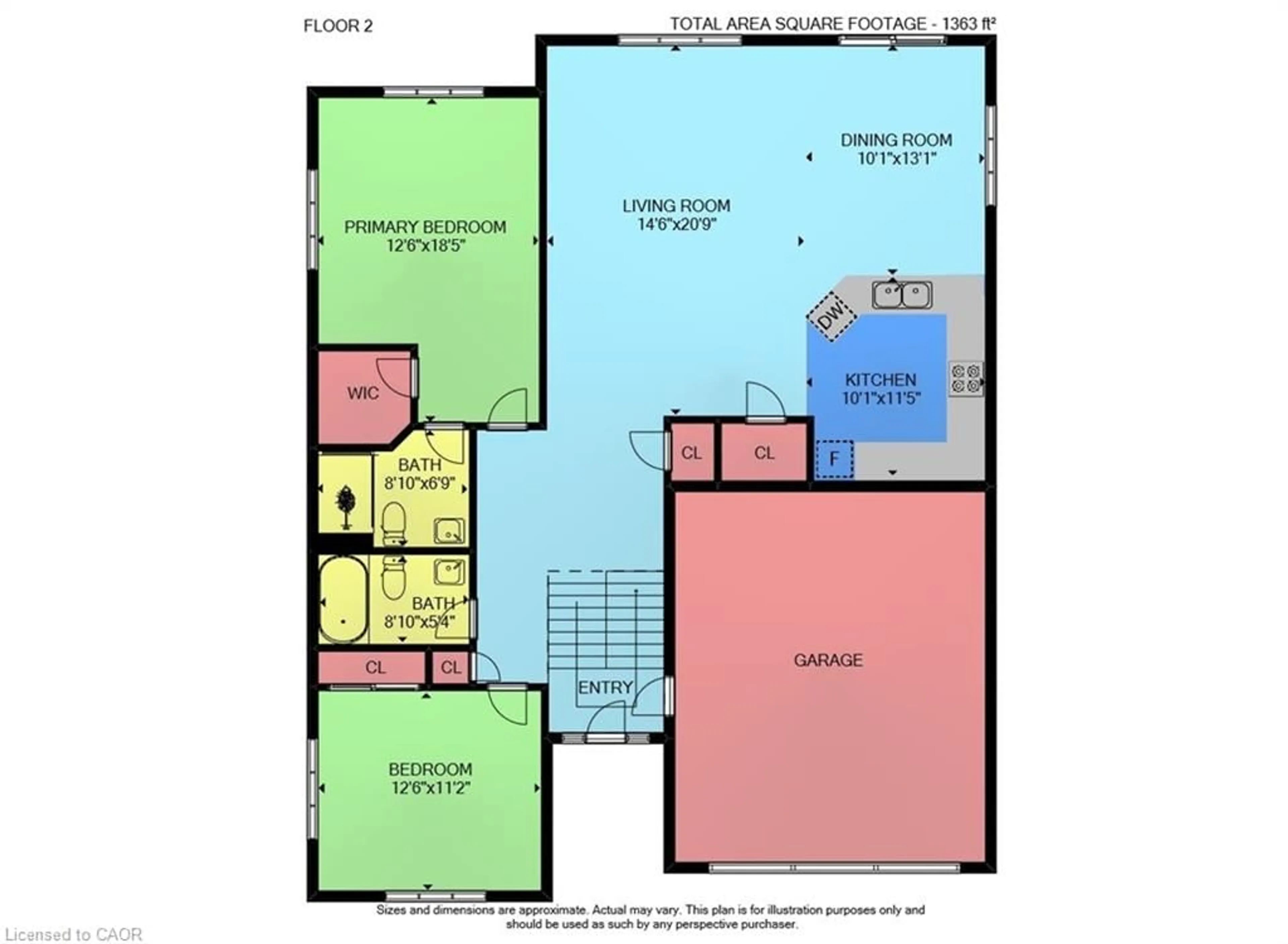 Floor plan for 3356 Laurie Ave, Vineland Station Ontario L0R 2E0