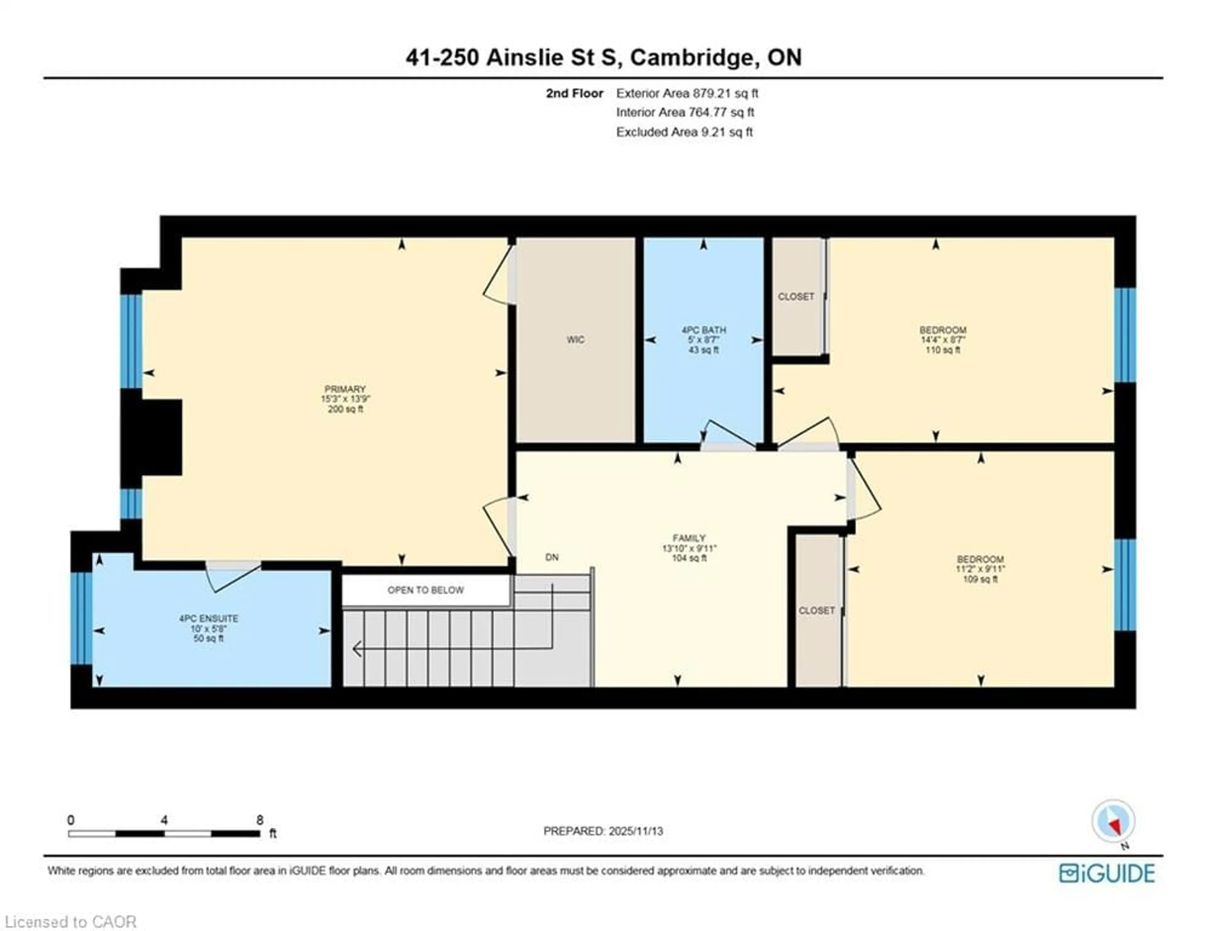 Floor plan for 250 Ainslie St #41, Cambridge Ontario N1R 8P8