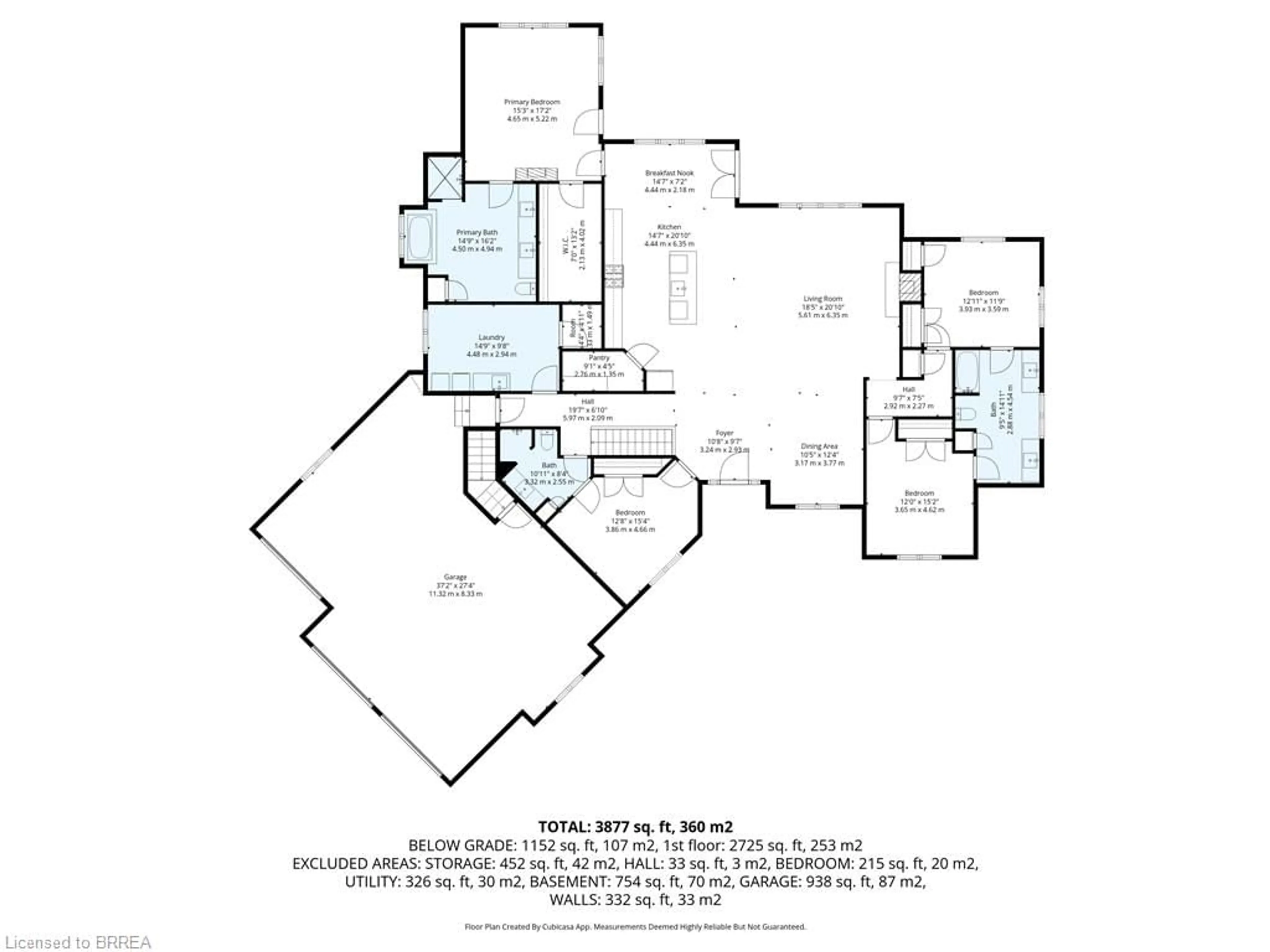 Floor plan for 28 Kitchen School Rd, Paris Ontario N3L 3E1