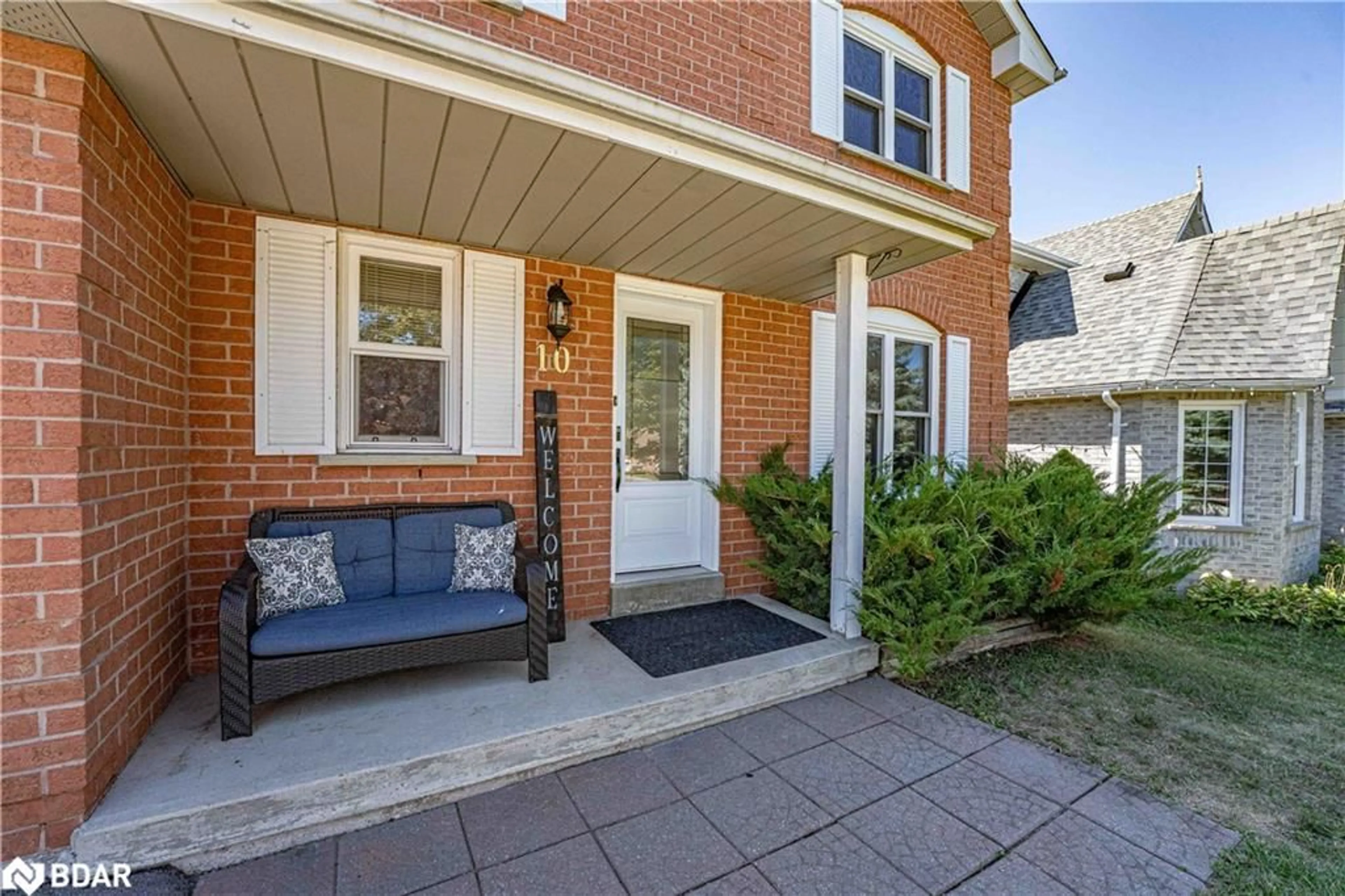 Home with brick exterior material, street for 10 Carter Rd, Barrie Ontario L4N 7L1