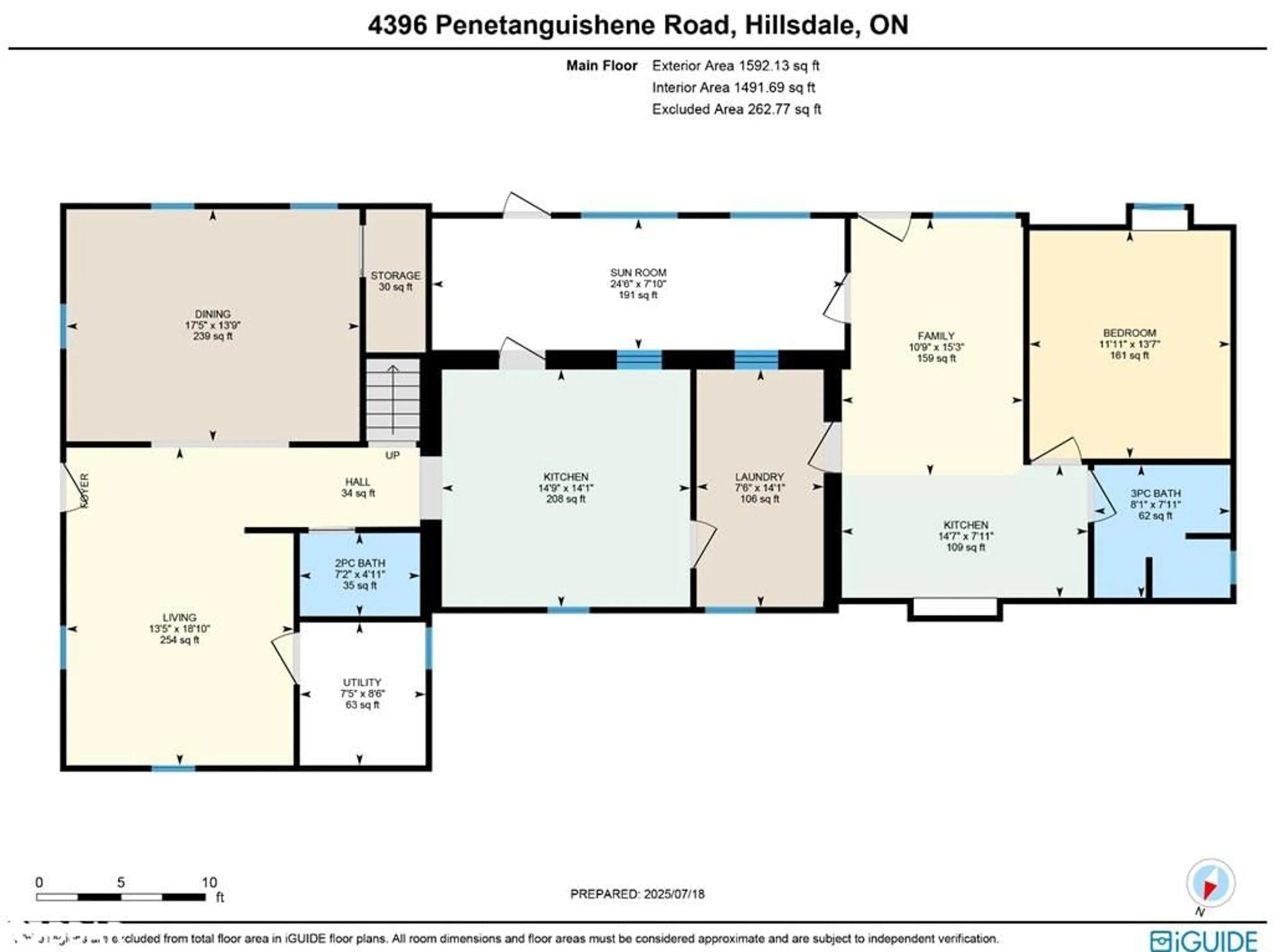 Floor plan for 4396 Penetanguishene Rd, Hillsdale Ontario L0L 1V0