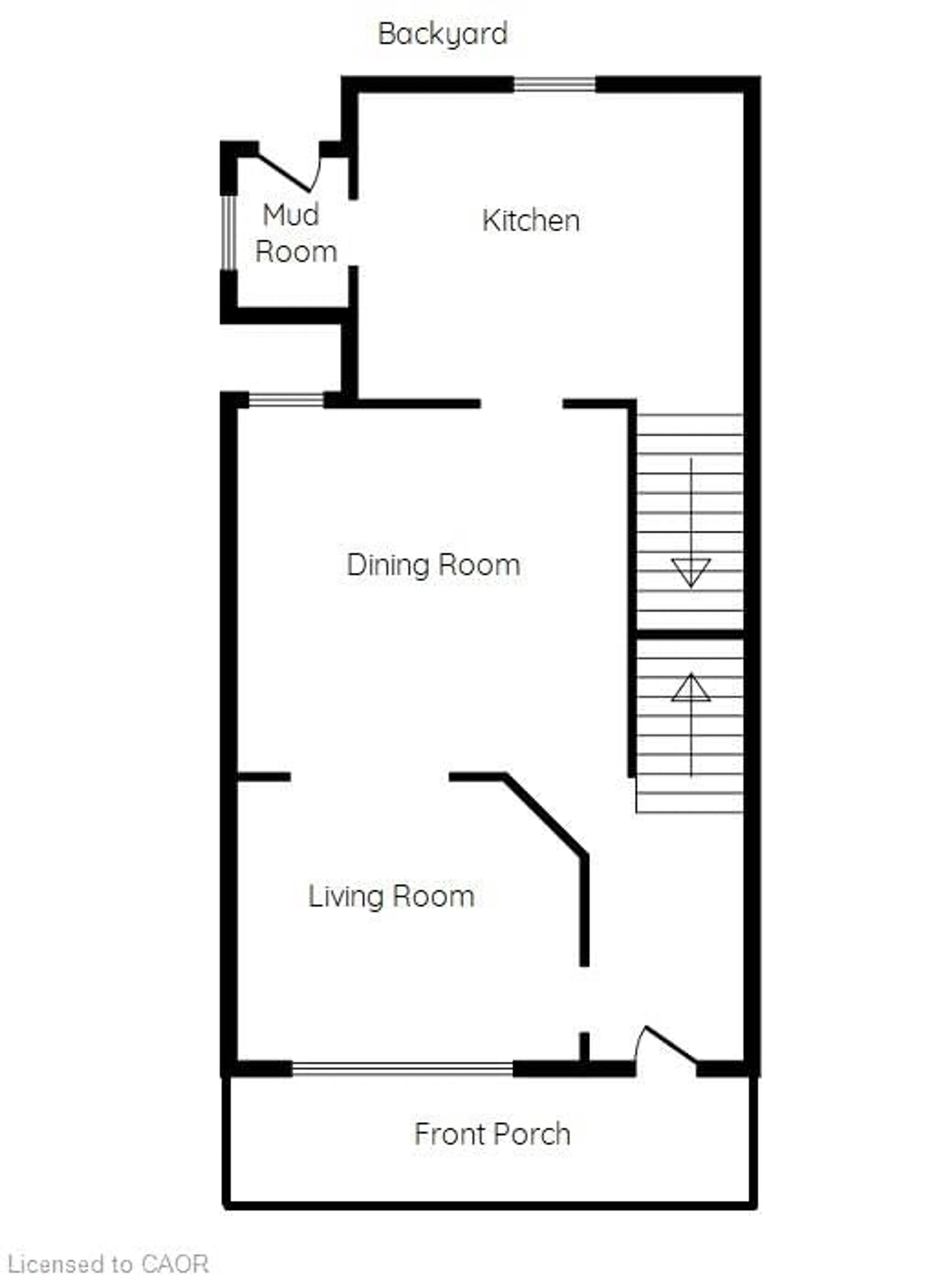 Floor plan for 69 Gage Ave, Hamilton Ontario L8L 6Z8