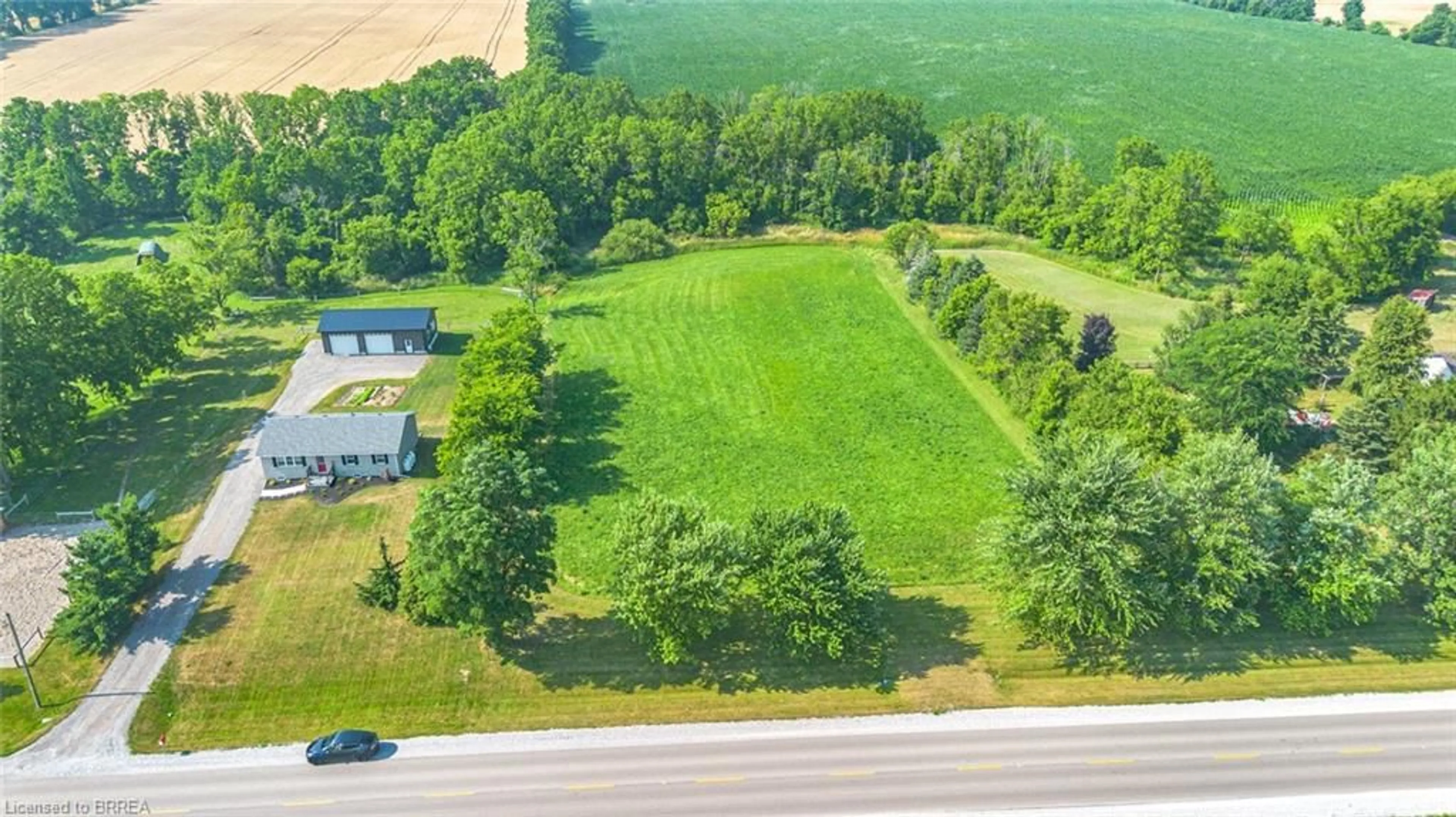 A pic from outside/outdoor area/front of a property/back of a property/a pic from drone, unknown for PT LT 15 CON 3 Norfolk County Road 19, Wilsonville Ontario N0E 1Z0