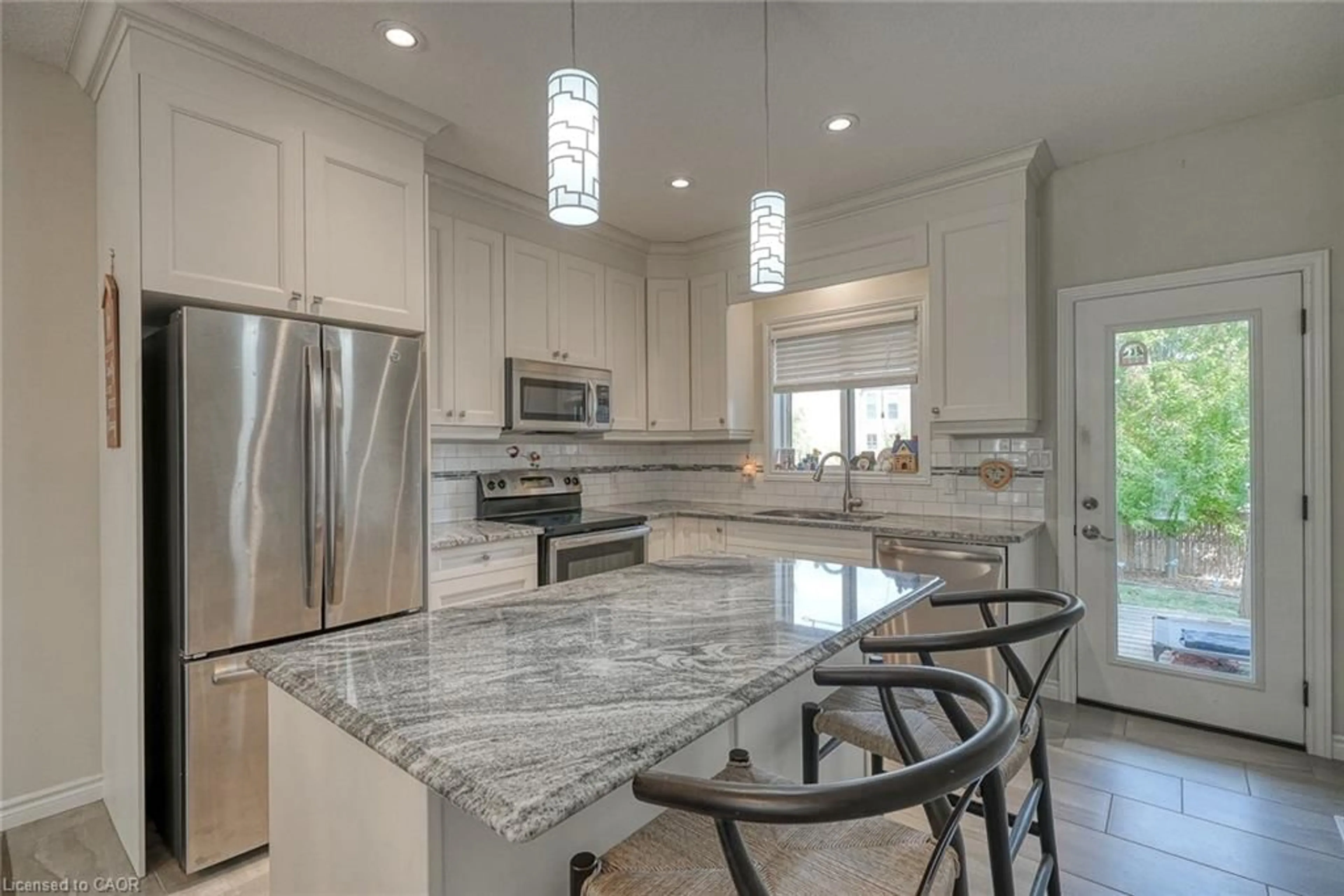 Contemporary kitchen, ceramic/tile floor for 211 Oxford St, Ingersoll Ontario N5C 2V8