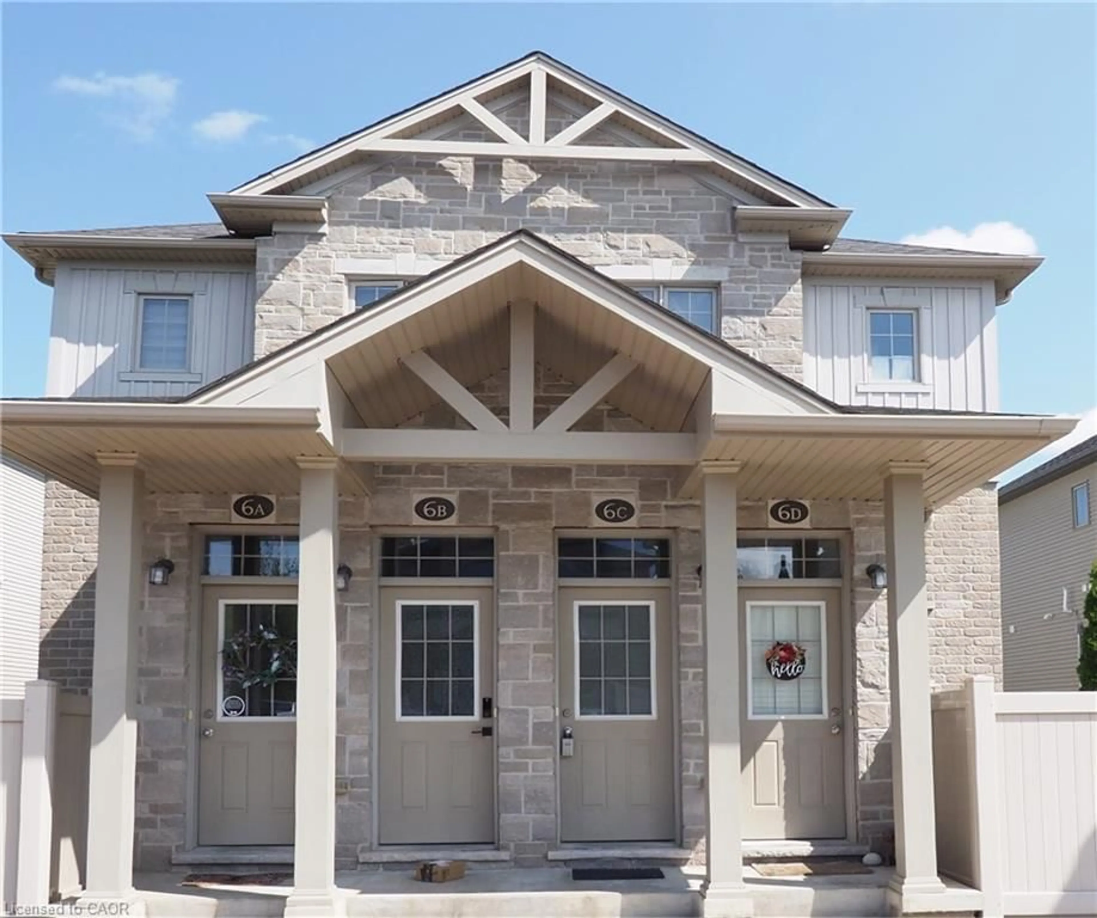 Home with brick exterior material, building for 388 Old Huron Rd #6C, Kitchener Ontario N2R 0J5