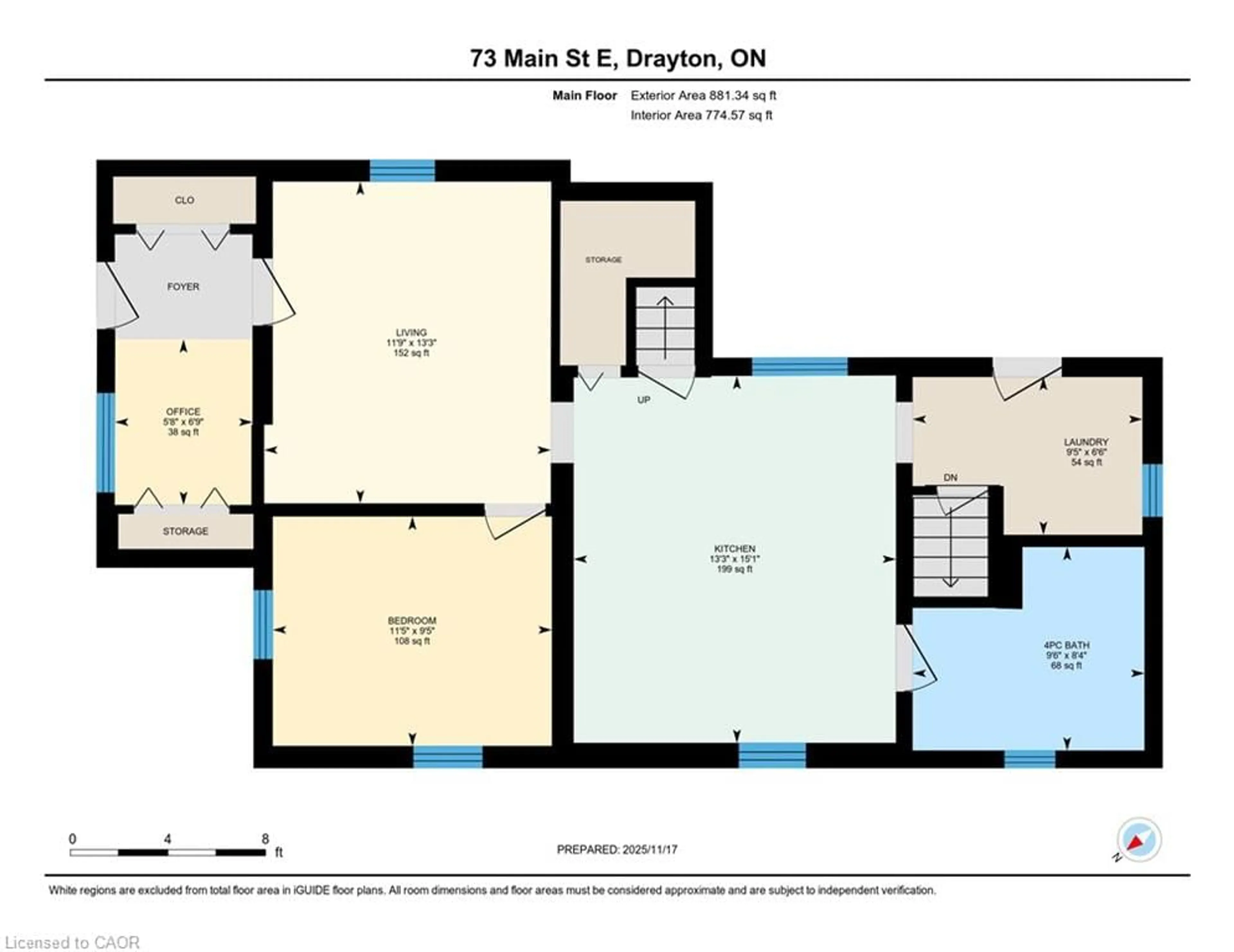 Floor plan for 73 Main St, Drayton Ontario N0G 1P0
