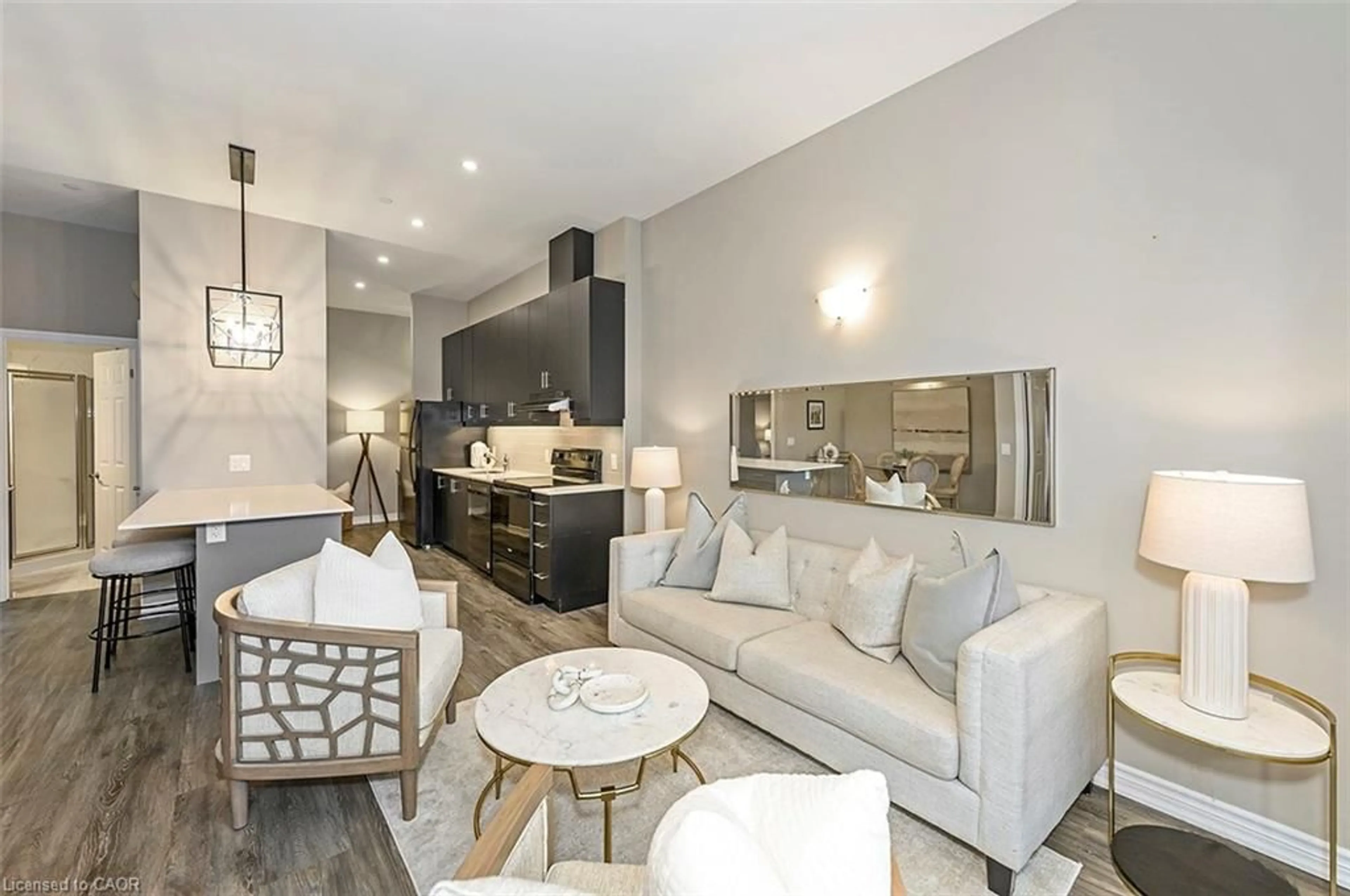 Living room with furniture, unknown for 716 Main St #1101, Milton Ontario L9T 3P6