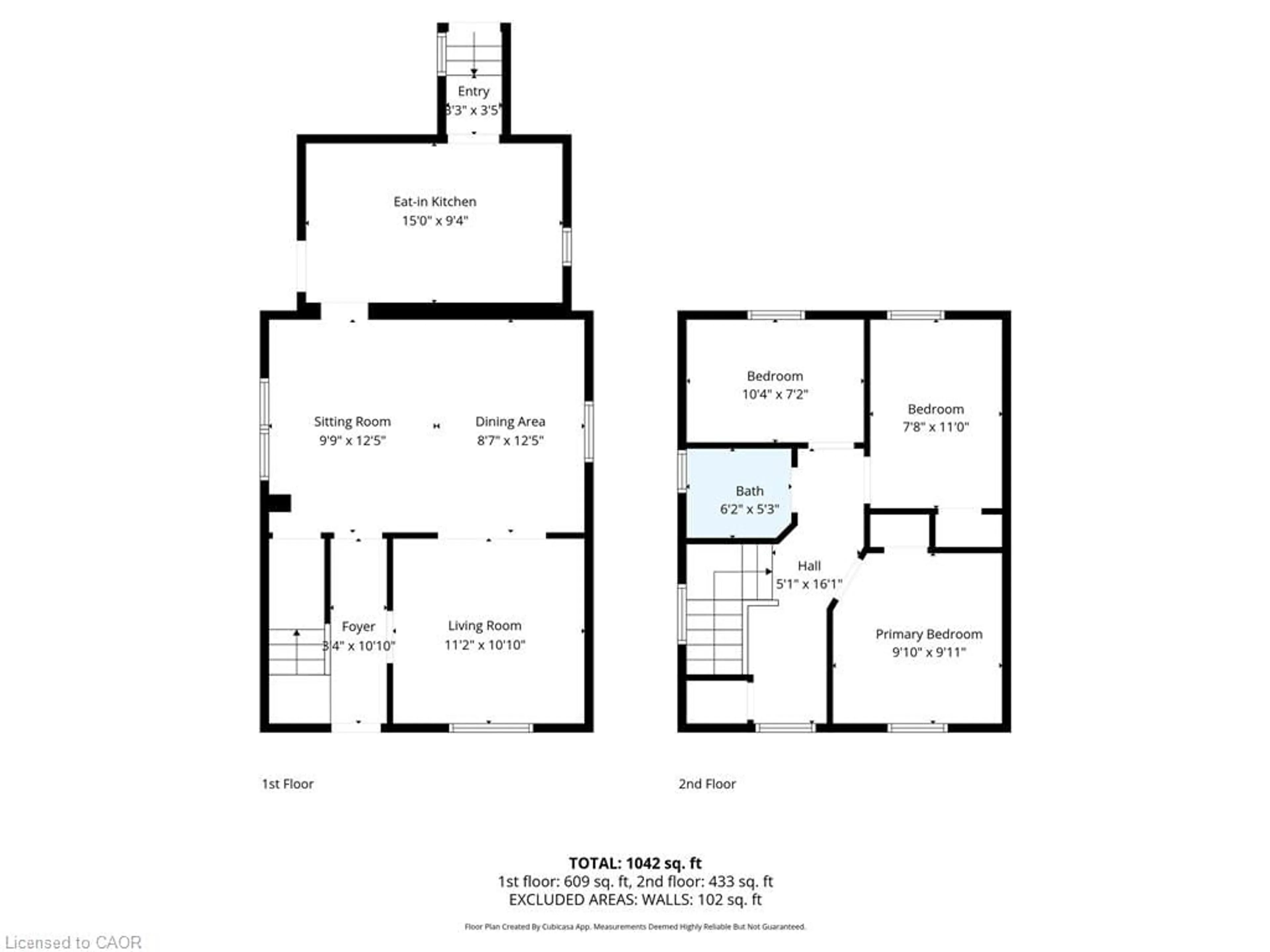 Floor plan for 118 Krug St, Kitchener Ontario N2H 2Y2