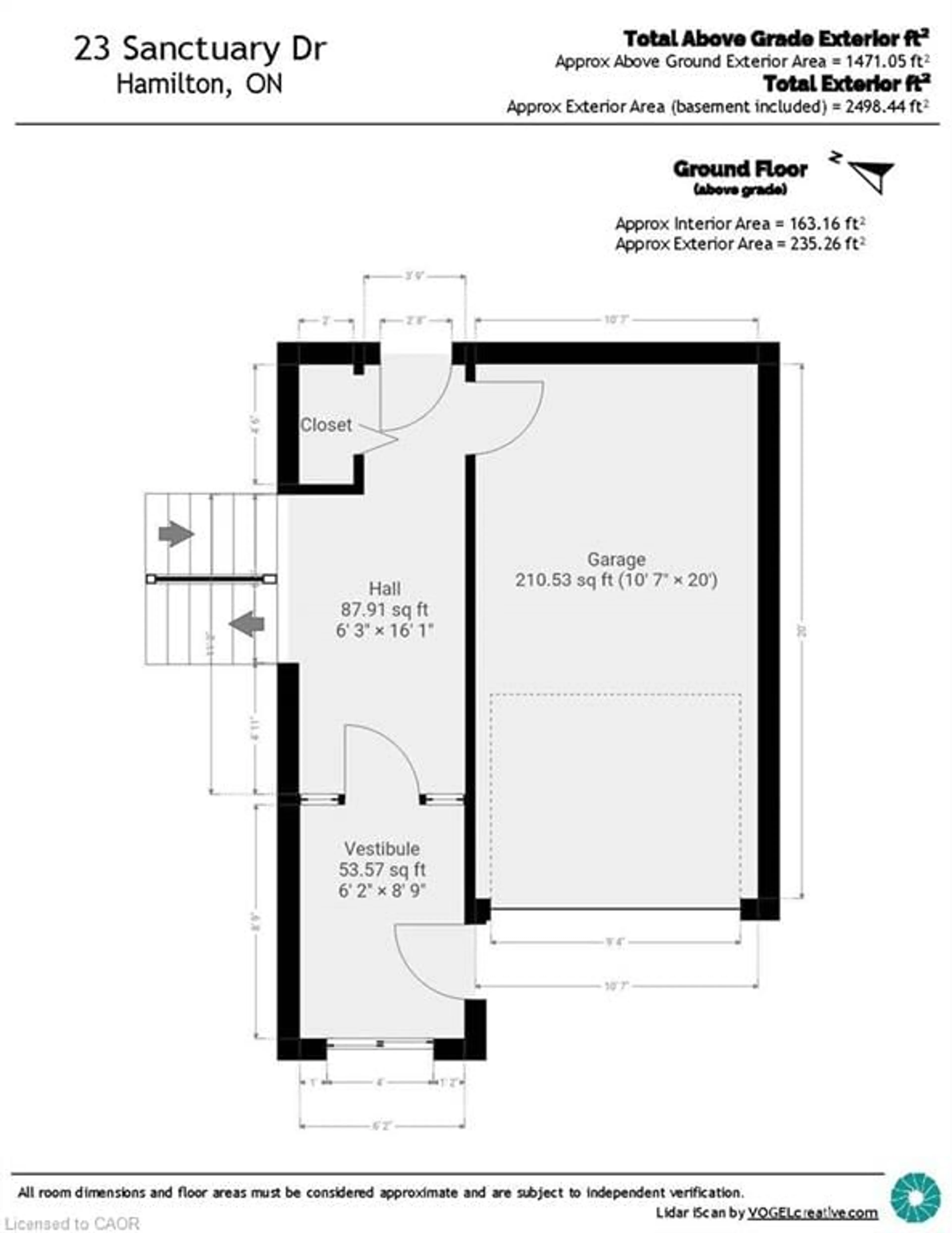 Floor plan for 23 Sanctuary Dr, Dundas Ontario L9H 3Y7