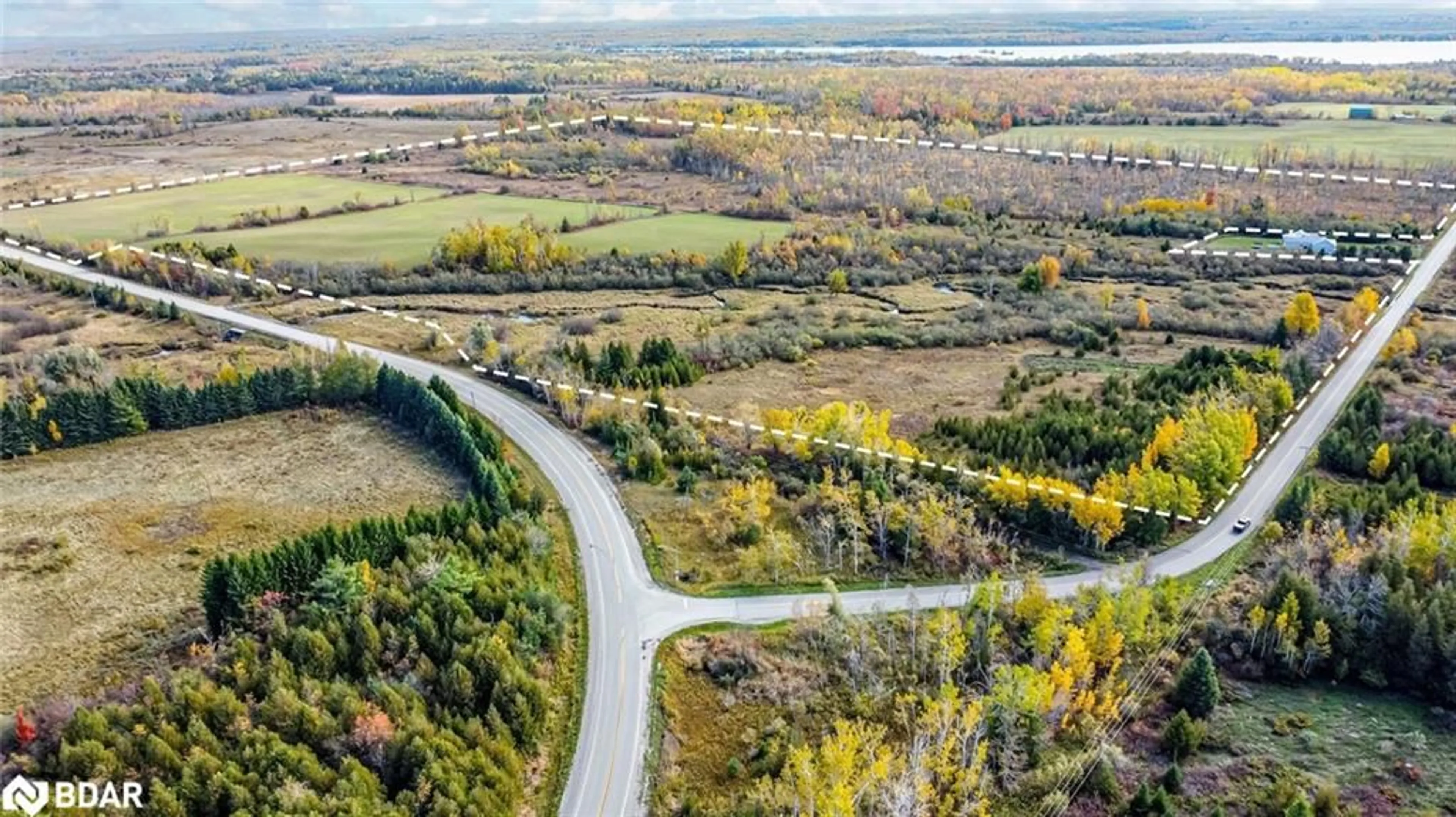 A pic from outside/outdoor area/front of a property/back of a property/a pic from drone, forest/trees view for LOT 5 Concession 5, Carden Ontario K0M 2B0