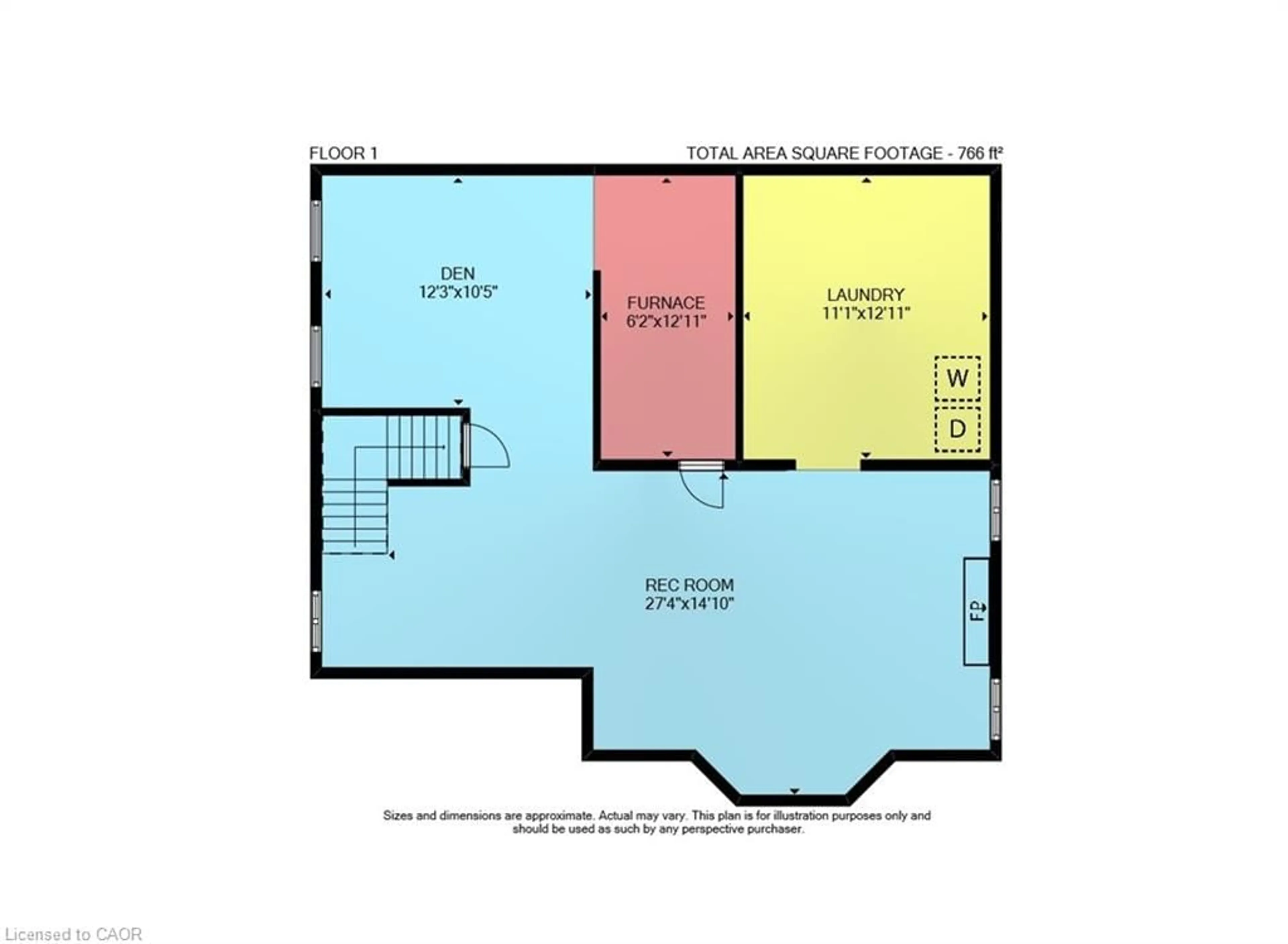 Floor plan for 11 Sherring St, Hagersville Ontario N0A 1H0