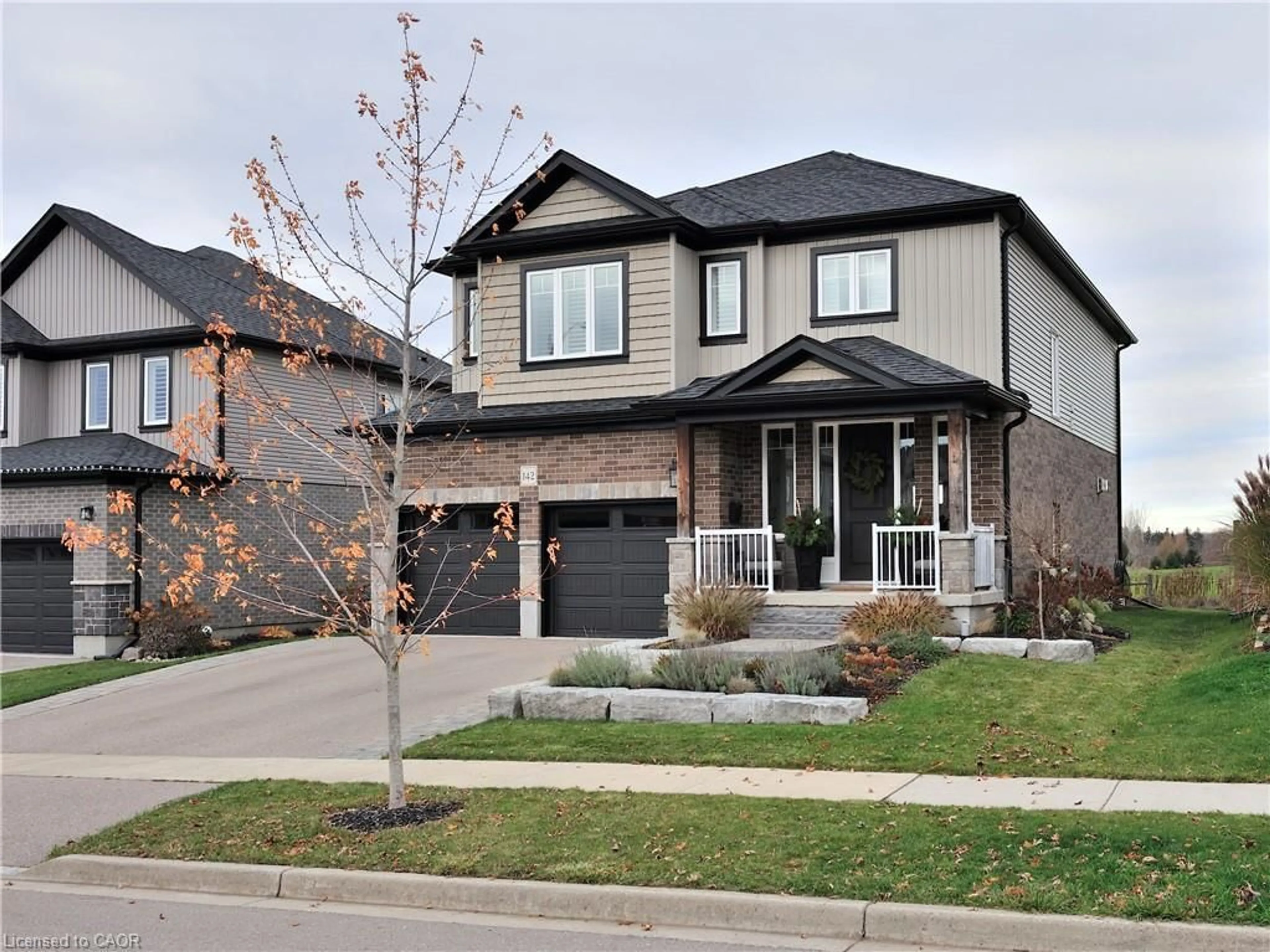 Home with brick exterior material, street for 142 Theodore Schuler Blvd, New Hamburg Ontario N3A 4N9