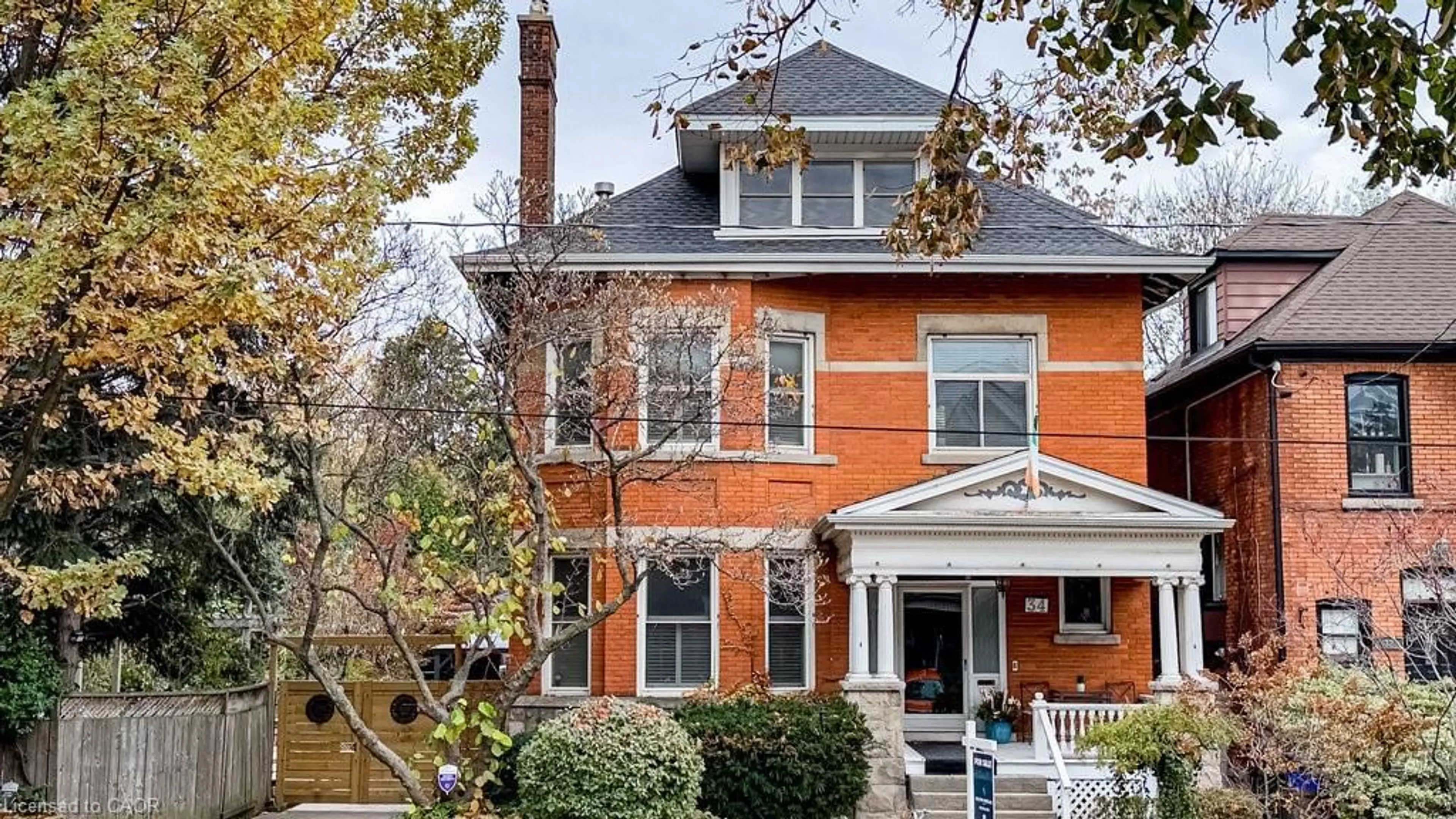 Home with brick exterior material, street for 34 Holton St, Hamilton Ontario L8M 2L2
