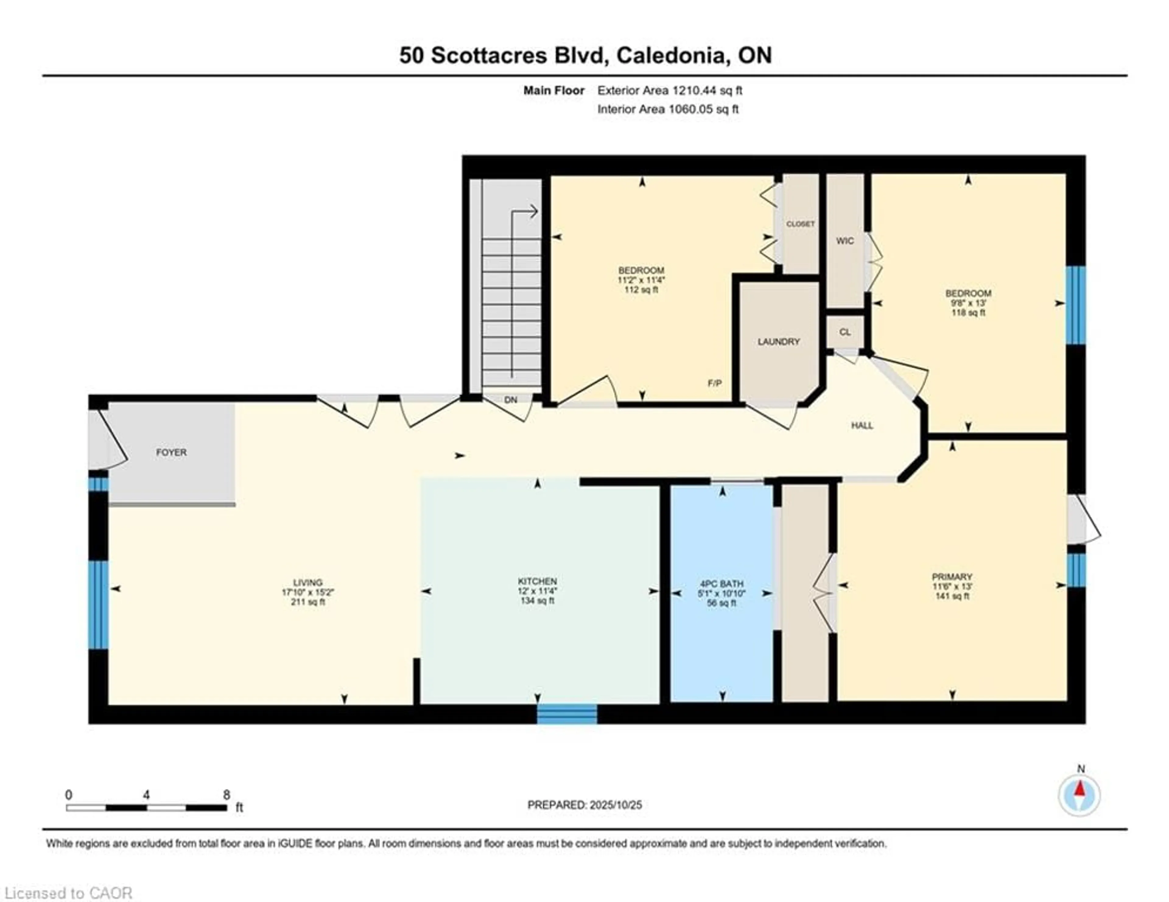 Floor plan for 50 Scottacres Blvd, Caledonia Ontario N3W 2K3