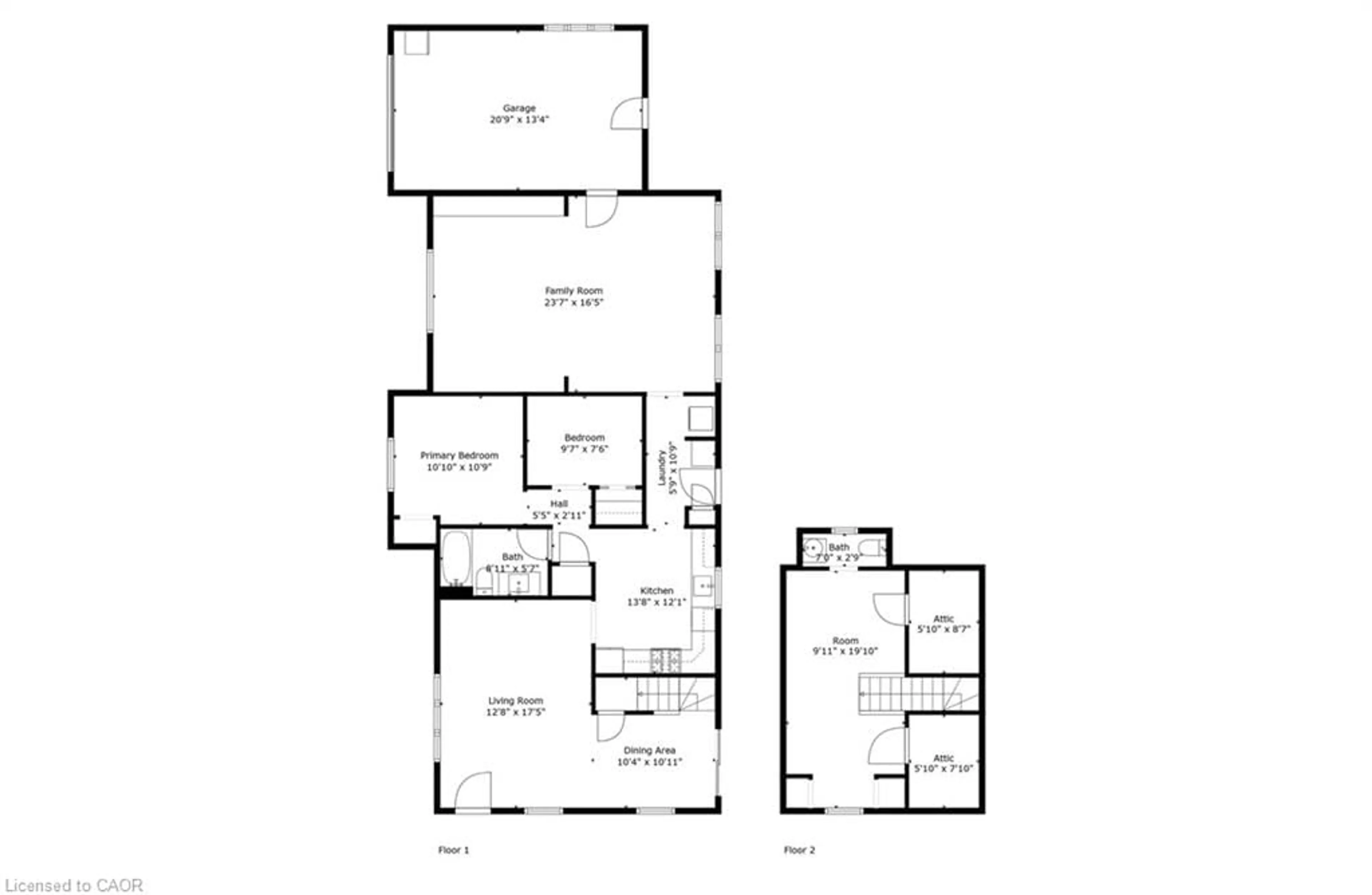 Floor plan for 275 Talbot St, Simcoe Ontario N3Y 3X2