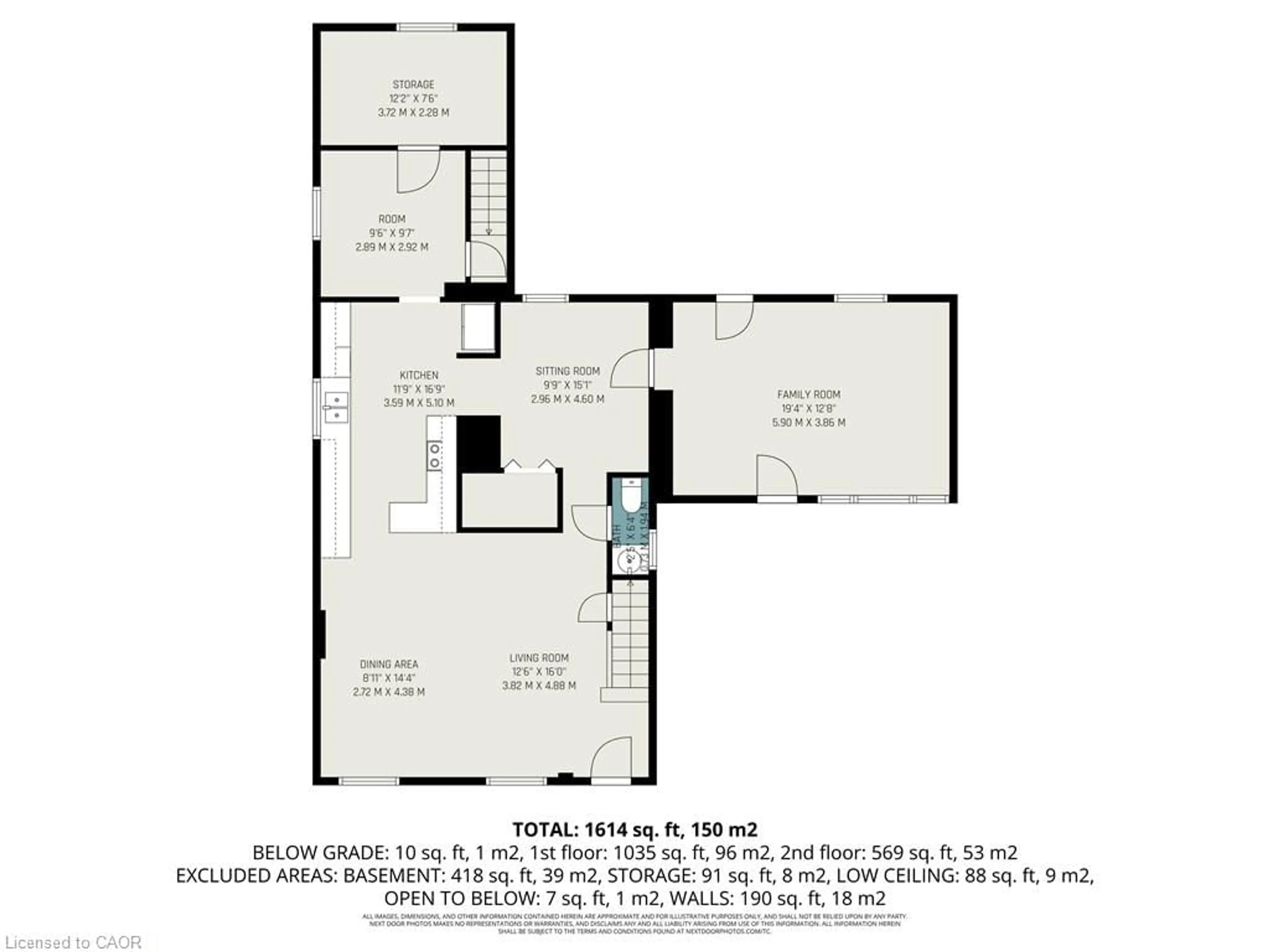 Floor plan for 292 Lambton St, Durham Ontario N0G 1R0