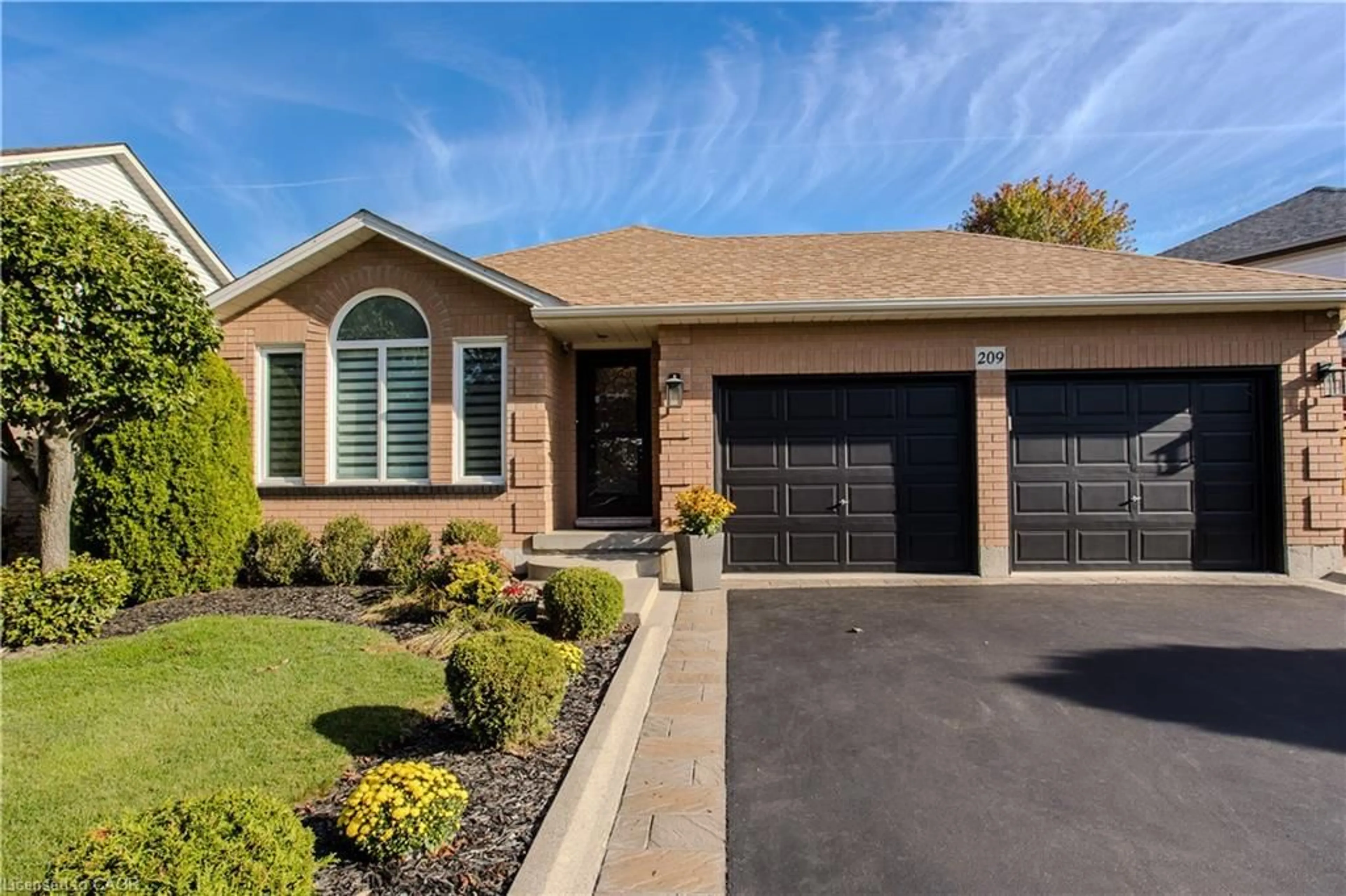 Home with brick exterior material, street for 209 Portage Lane, Mount Hope Ontario L0R 1W0