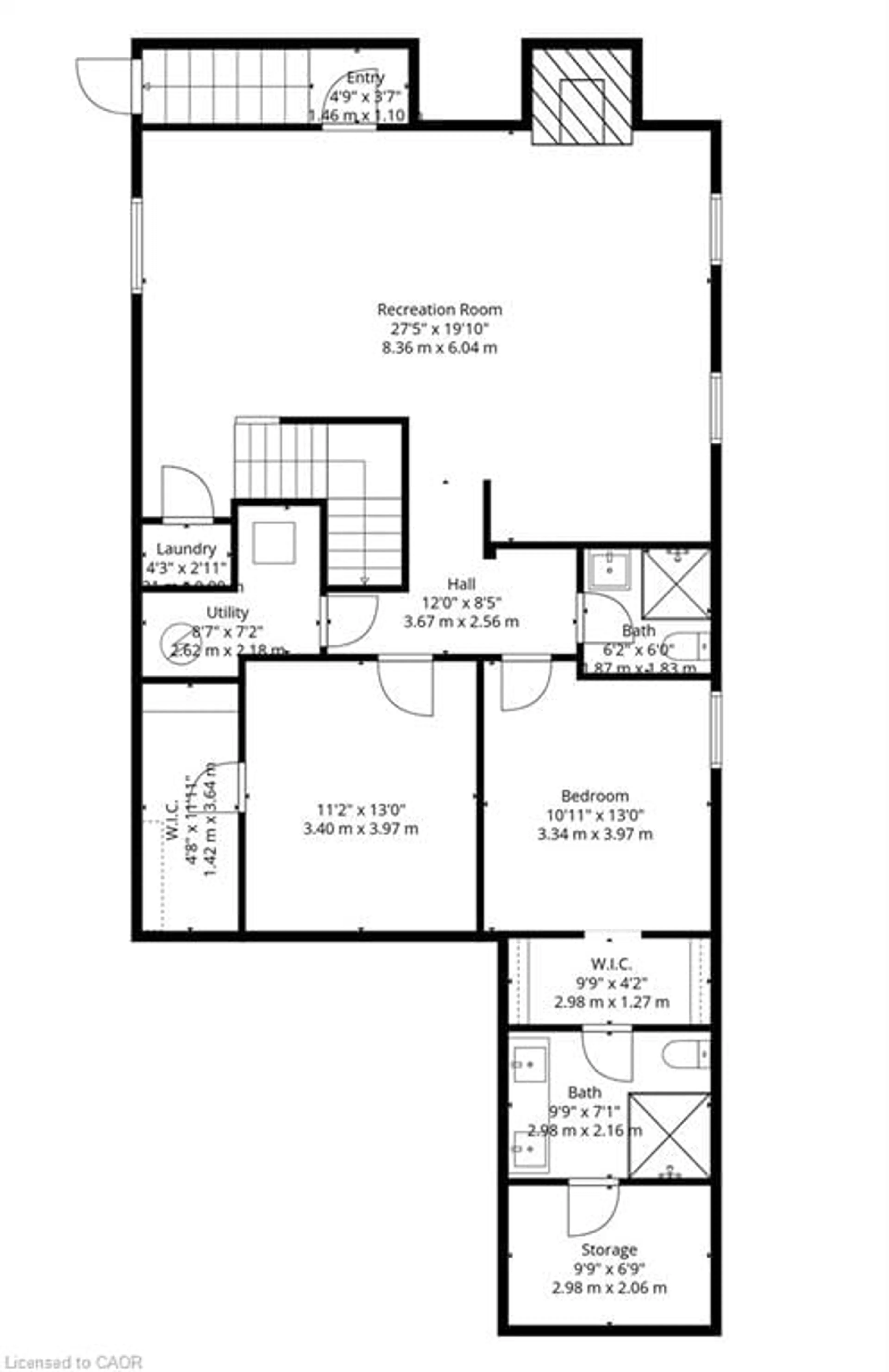Floor plan for 17 Church St, Delhi Ontario N4B 1T3