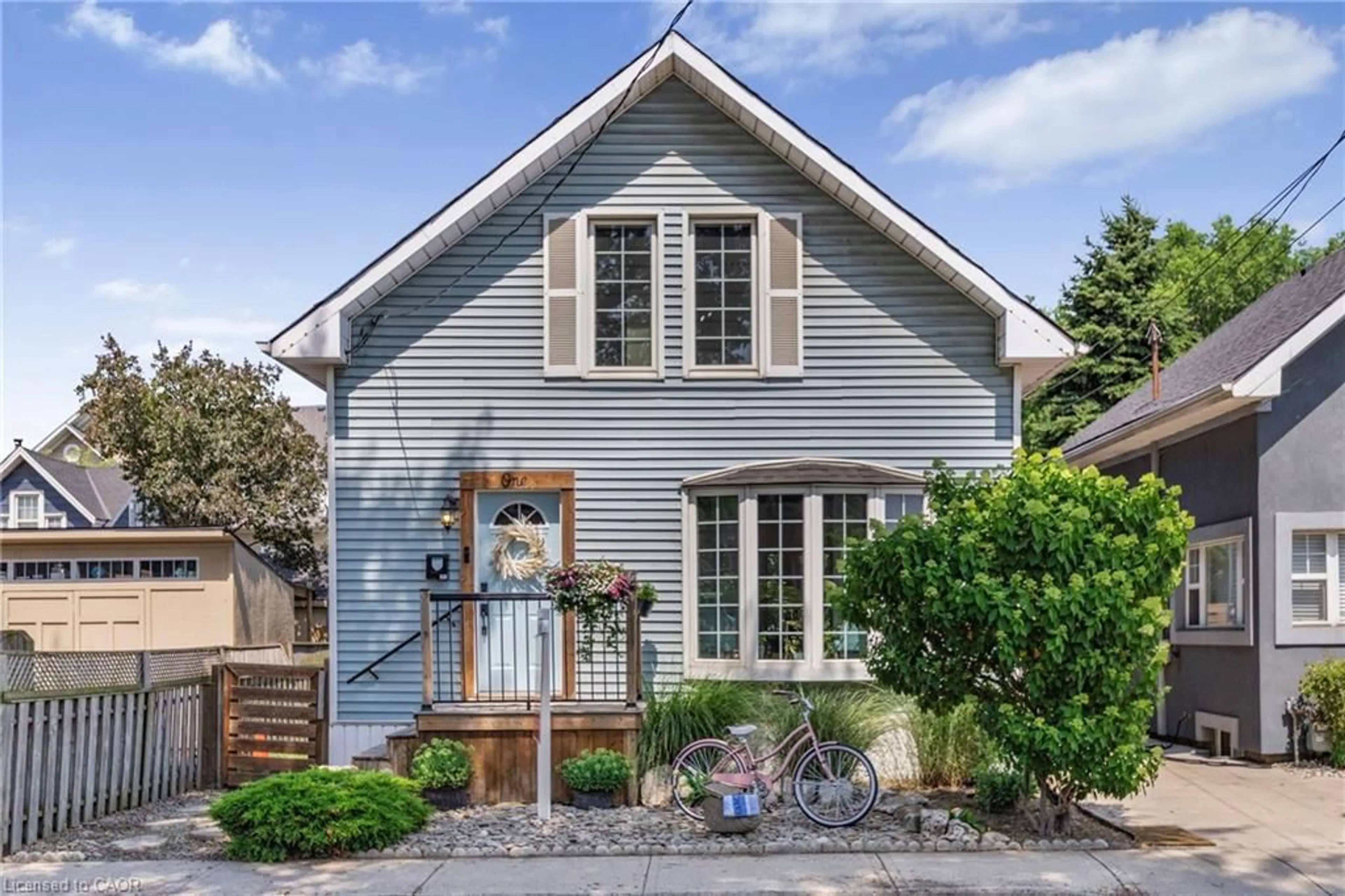 Home with vinyl exterior material, street for 1 Mareve Ave, Hamilton Ontario L8H 7A7