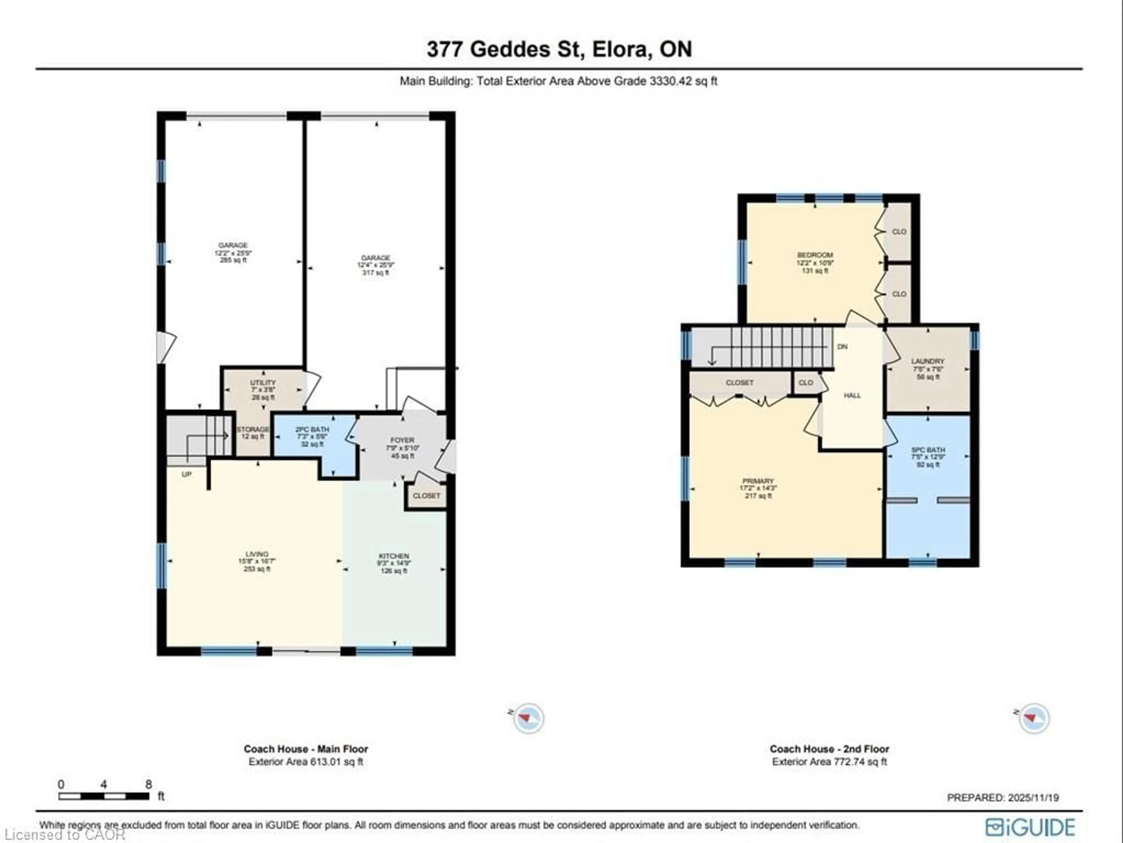 Floor plan for 377 Geddes St, Elora Ontario N0B 1S0