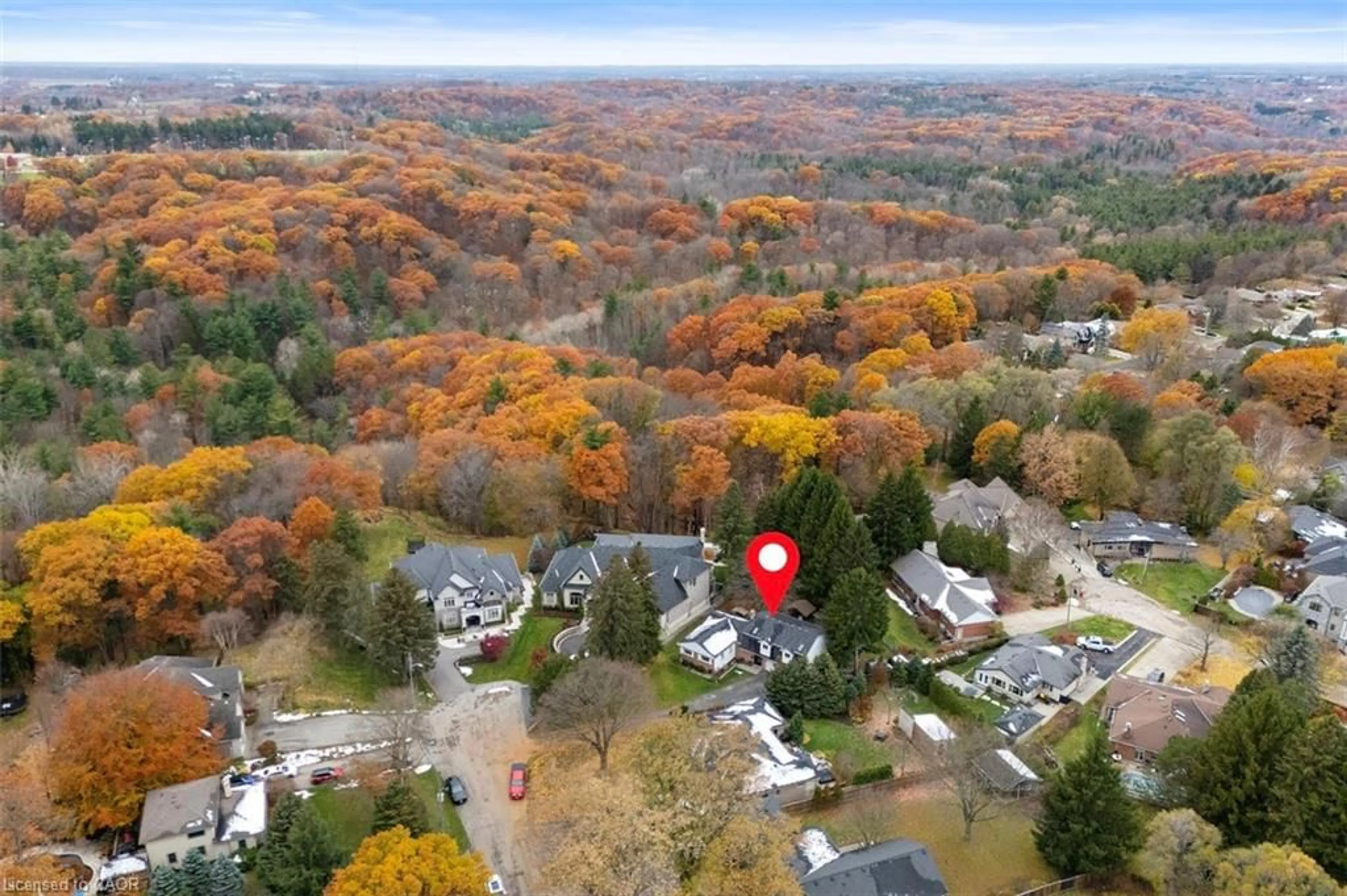 A pic from outside/outdoor area/front of a property/back of a property/a pic from drone, unknown for 191 Terrence Park Dr, Ancaster Ontario L9G 1C6