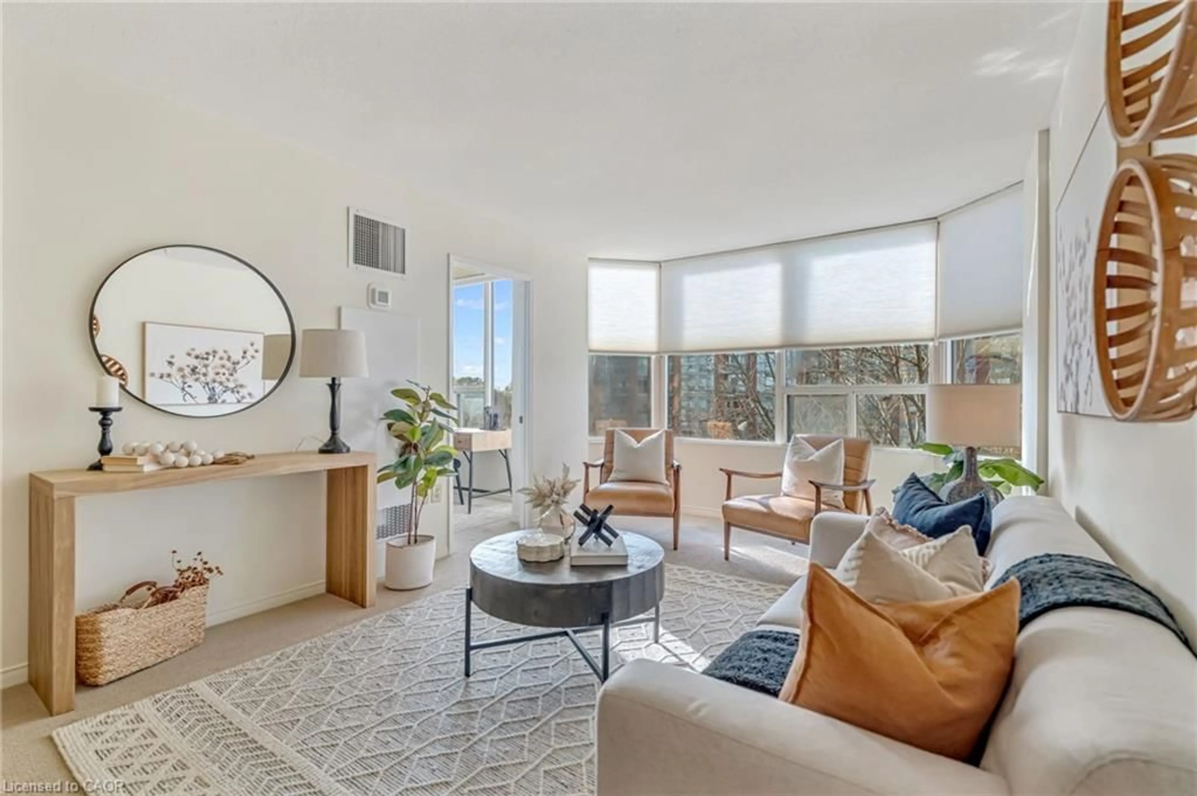 Living room with furniture, unknown for 1270 Maple Crossing Blvd #404, Burlington Ontario L7S 2J3