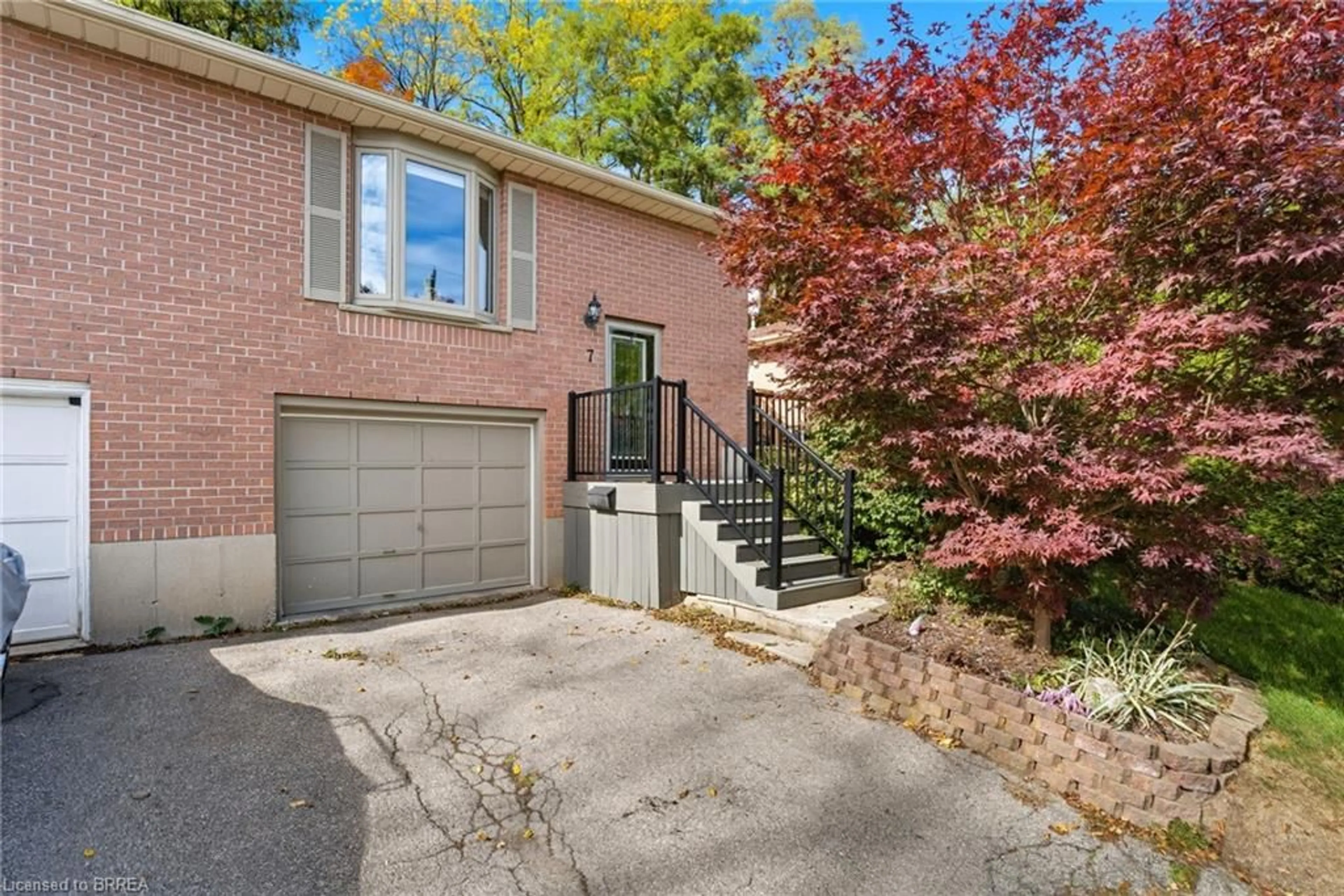 Home with brick exterior material, street for 7 Acres St, Paris Ontario N3L 2E8