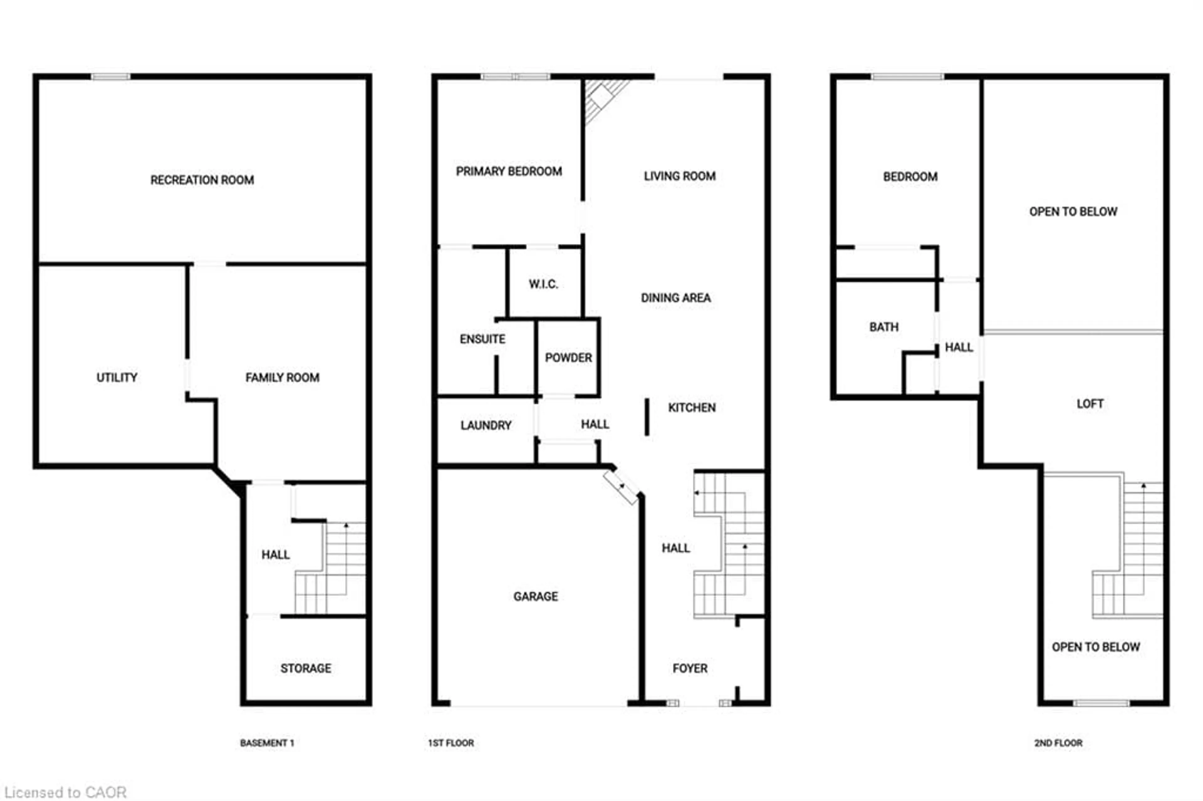 Floor plan for 13 Mulligan Trail, Hamilton Ontario L9B 0A4