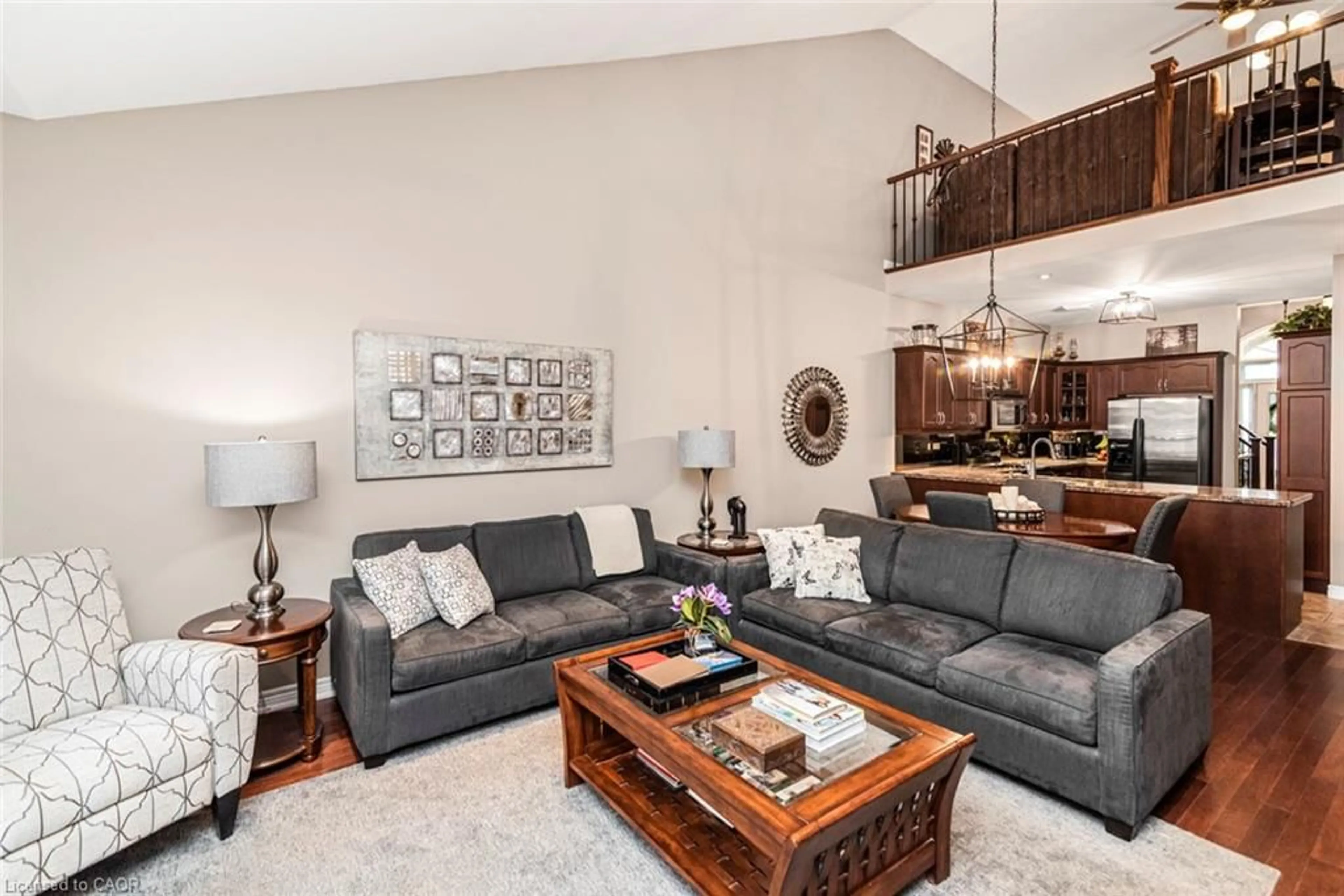 Living room with furniture, unknown for 13 Mulligan Trail, Hamilton Ontario L9B 0A4