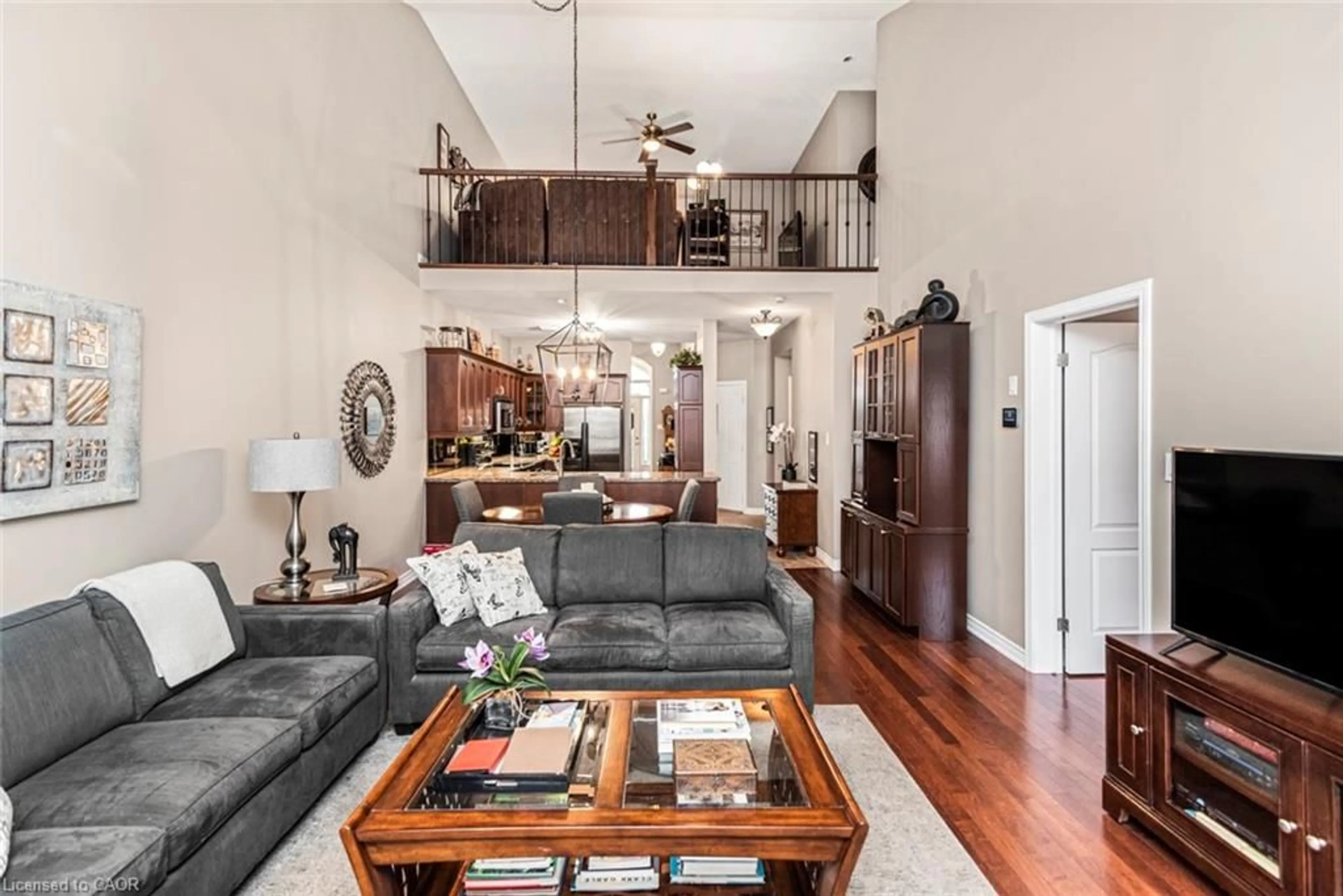 Living room with furniture, unknown for 13 Mulligan Trail, Hamilton Ontario L9B 0A4