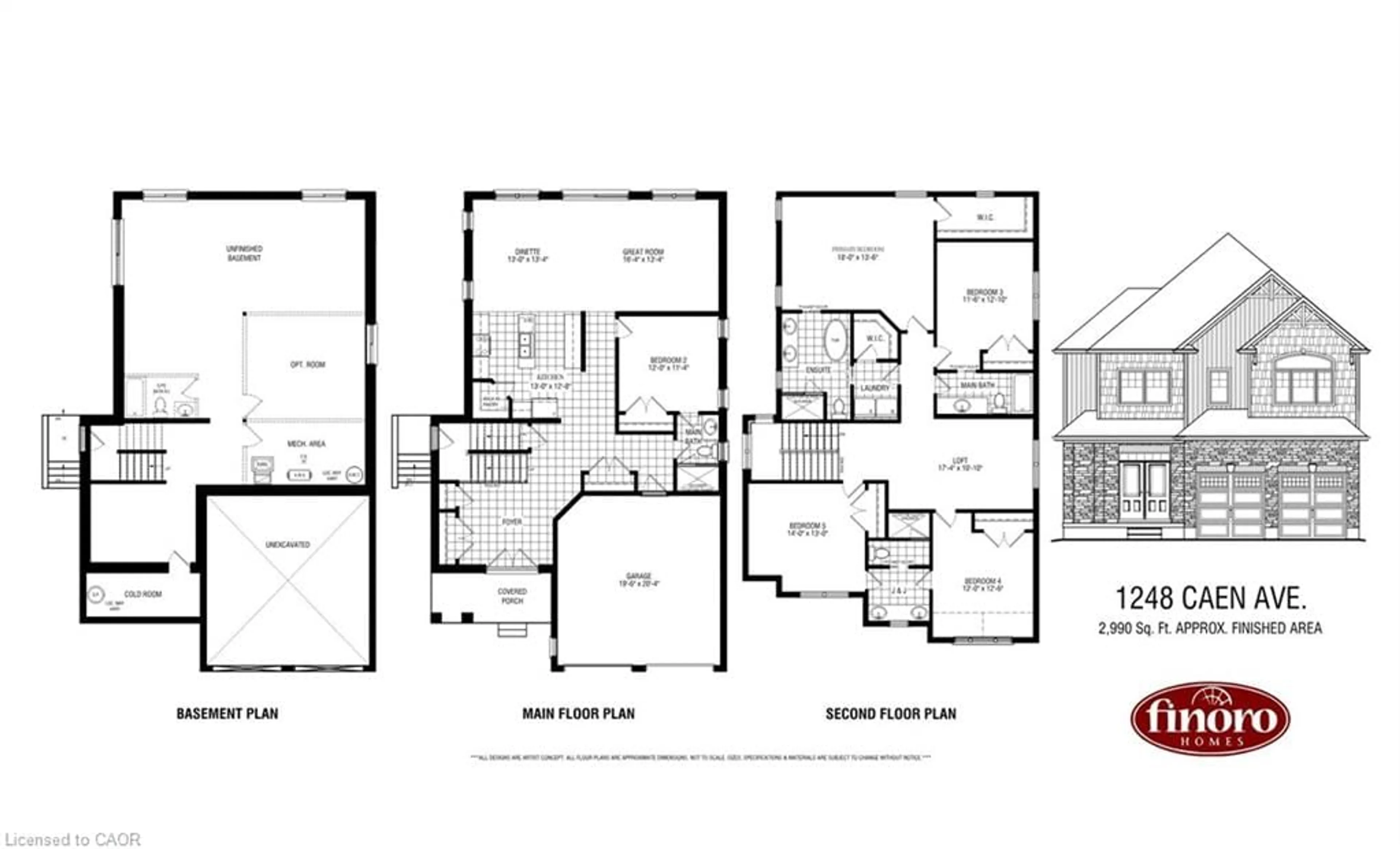 Floor plan for 1248 Caen Ave, Woodstock Ontario N4T 0G3