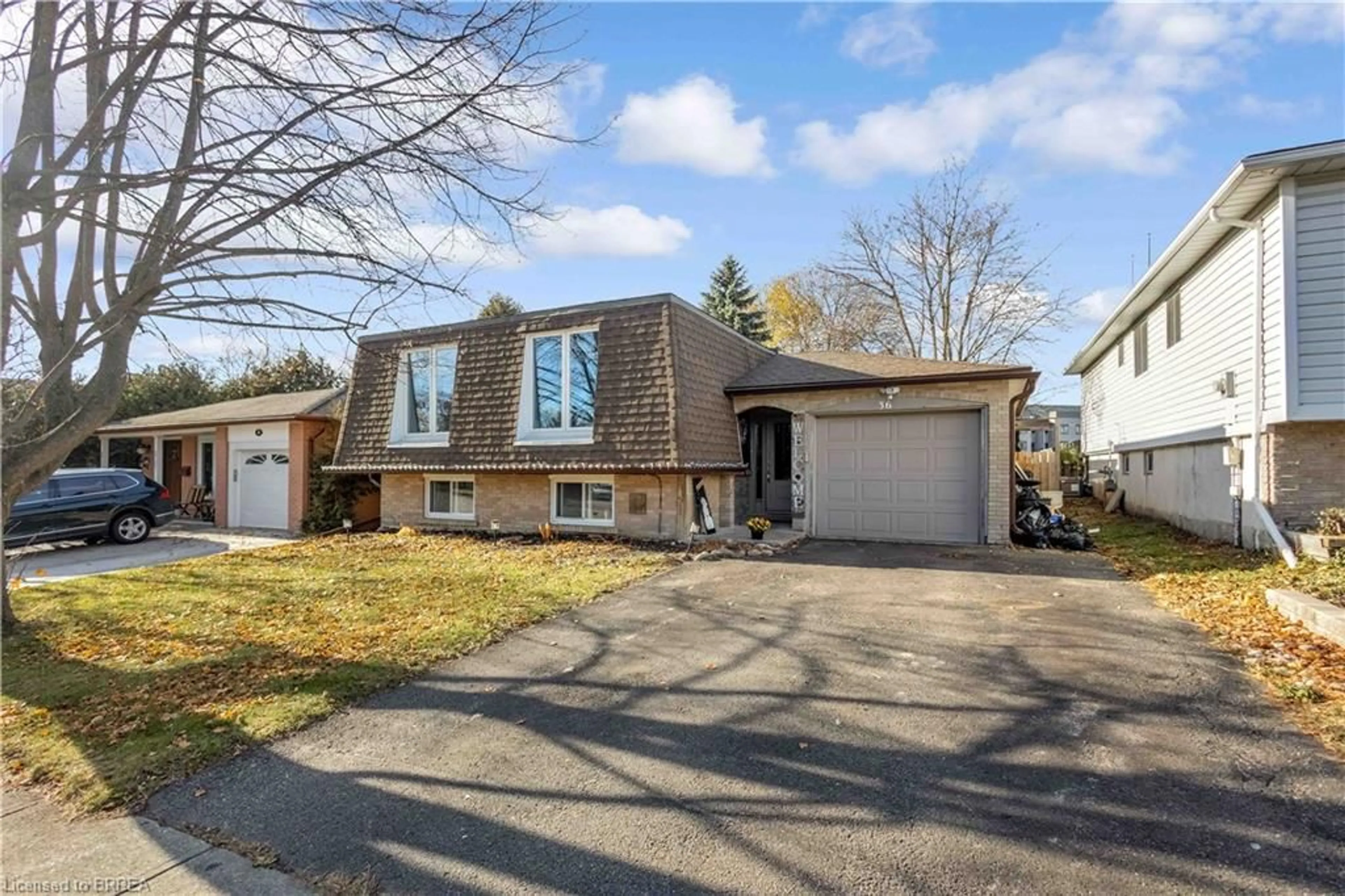 Home with brick exterior material, street for 36 Valerie Crt, Cambridge Ontario N3C 3H4