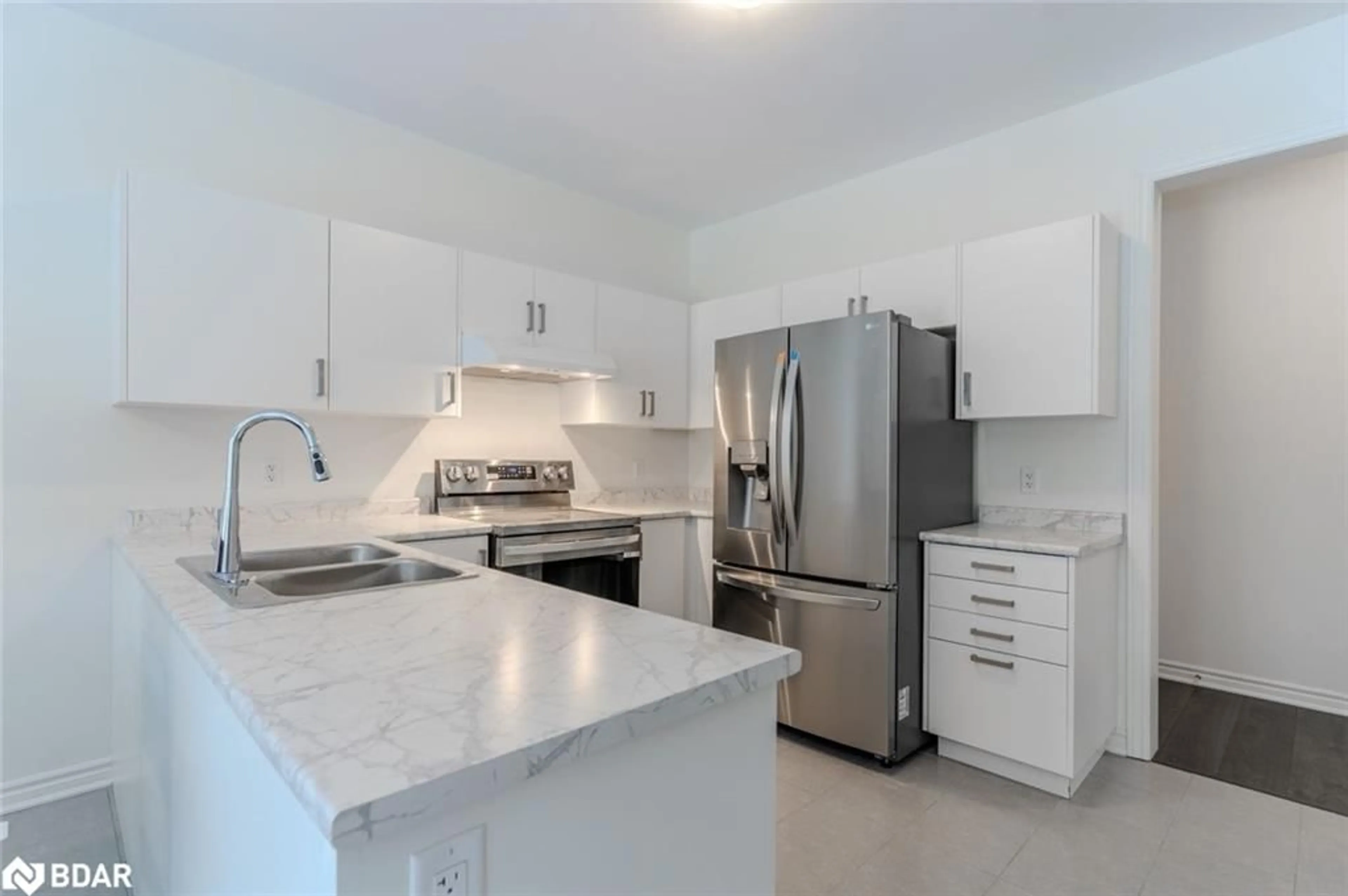 Open concept kitchen, ceramic/tile floor for 244 Mckenzie Dr, Stayner Ontario L0M 1S0
