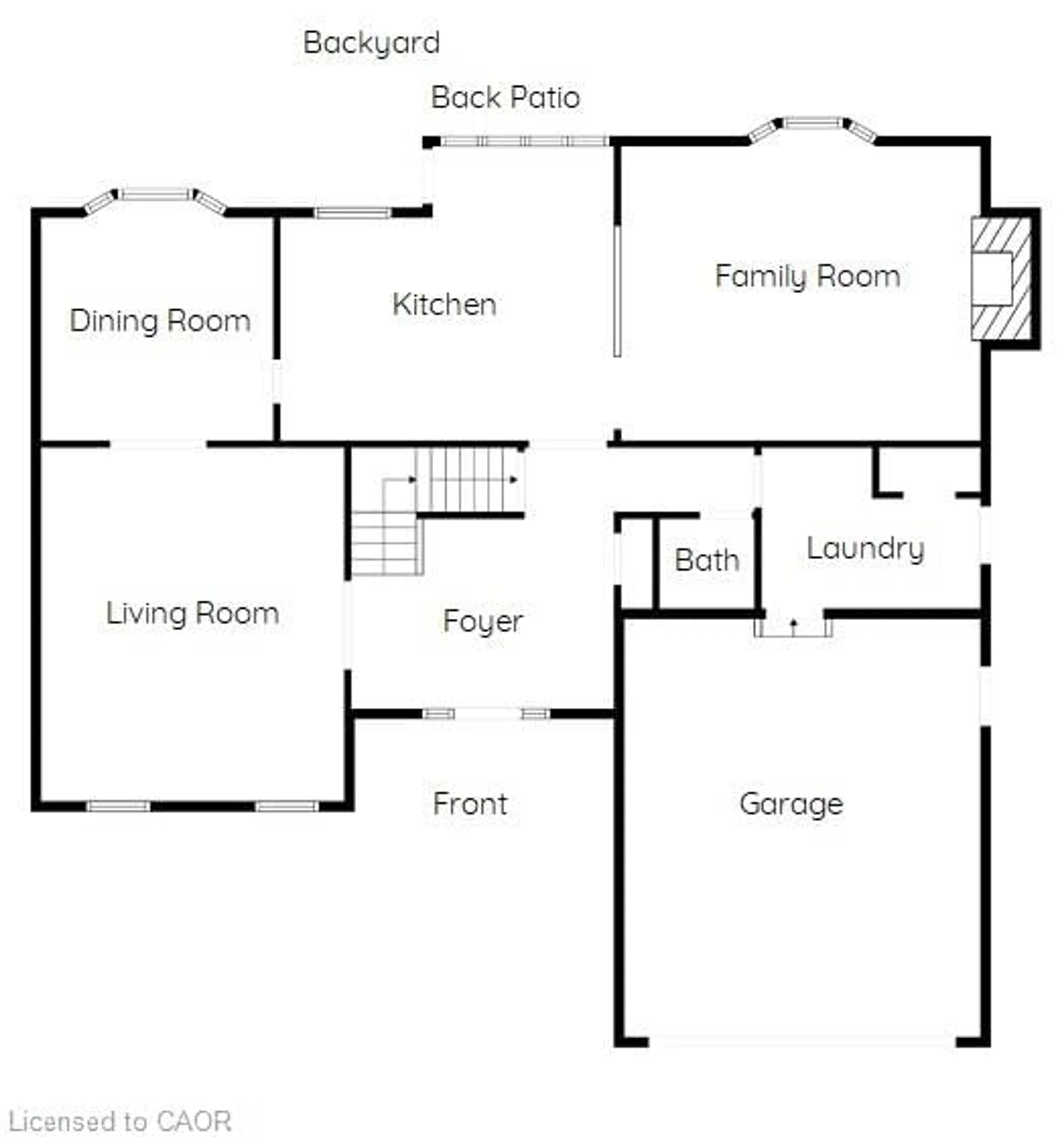 Floor plan for 216 Amberly Blvd, Ancaster Ontario L9G 4J7