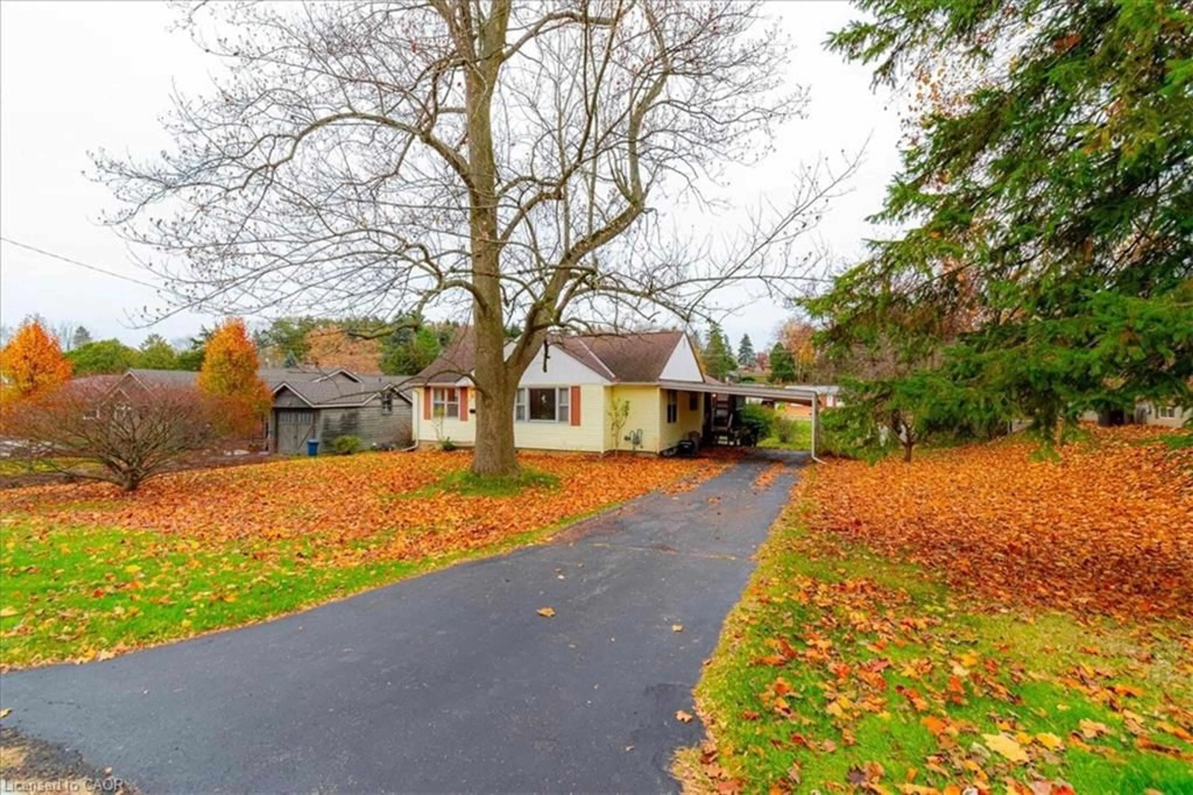 A pic from outside/outdoor area/front of a property/back of a property/a pic from drone, street for 48 Cherry St, Simcoe Ontario N3Y 1B4