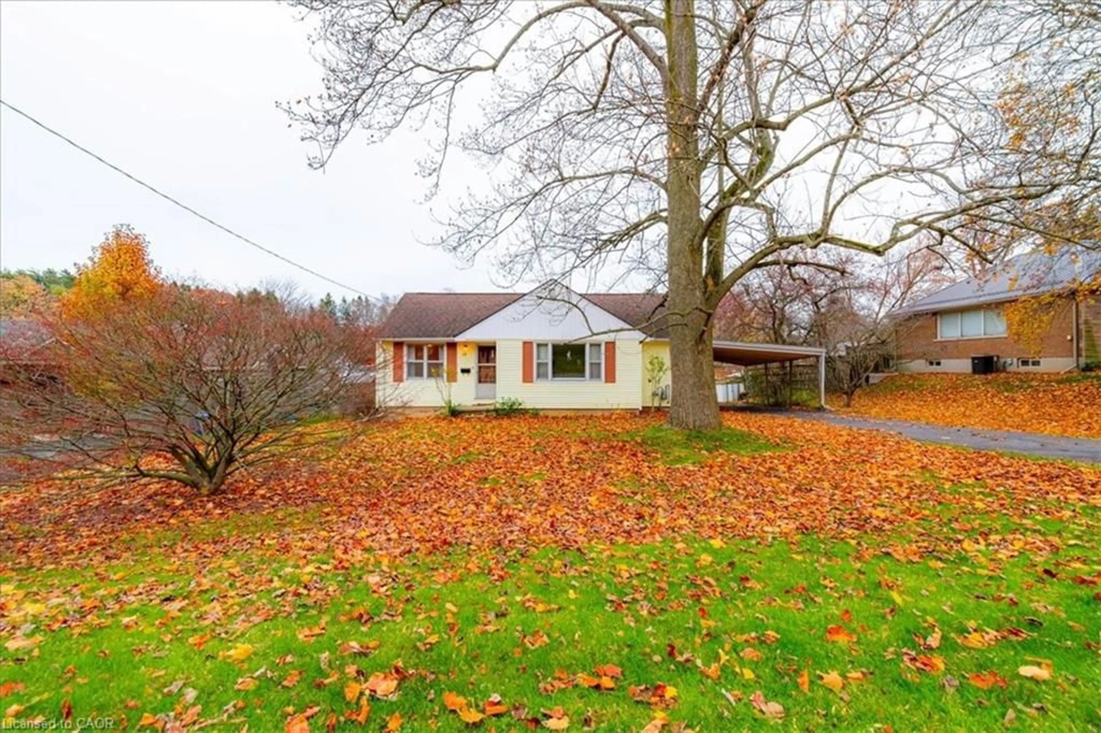 A pic from outside/outdoor area/front of a property/back of a property/a pic from drone, unknown for 48 Cherry St, Simcoe Ontario N3Y 1B4