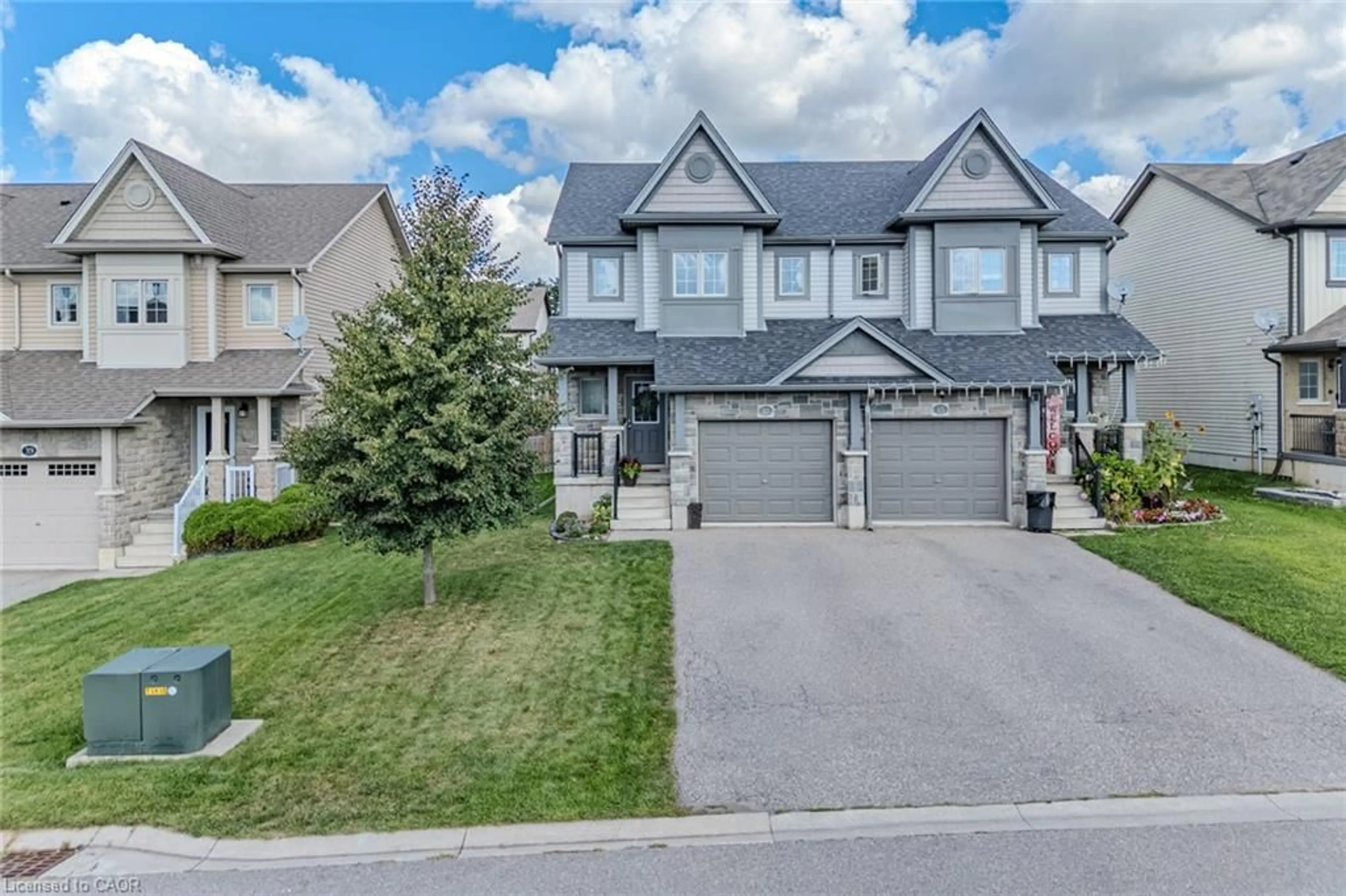 A pic from outside/outdoor area/front of a property/back of a property/a pic from drone, street for 37 Trillium Way, Simcoe Ontario N3Y 0B9