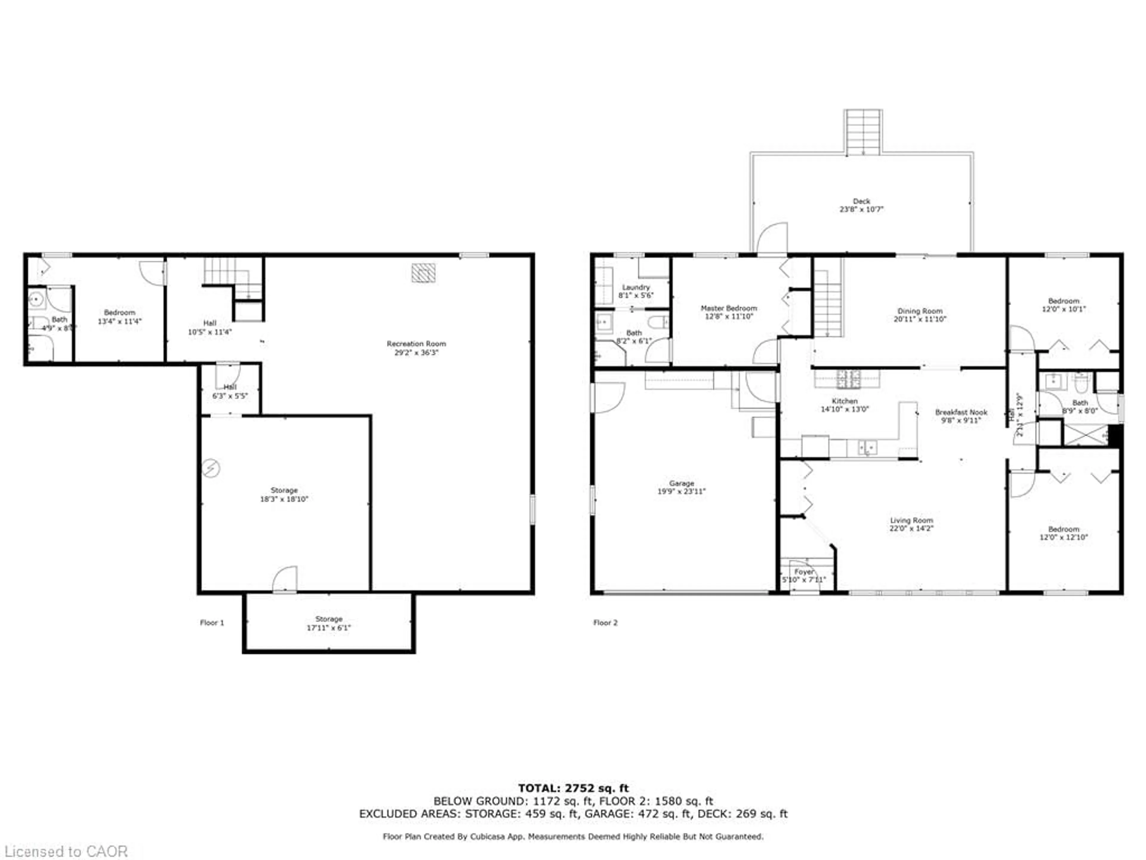 Floor plan for 664 Maple St, Brussels Ontario N0G 1H0