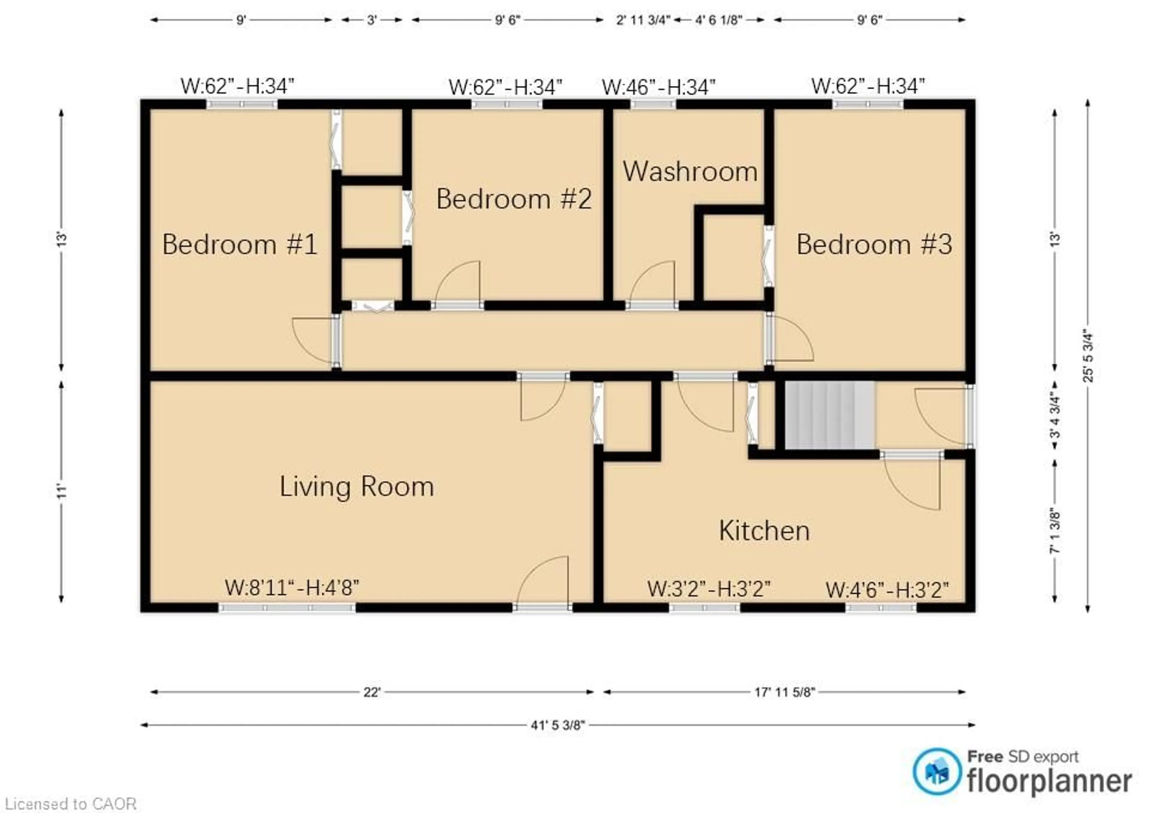 Floor plan for 120 Marshall St, Waterloo Ontario N2J 2T7