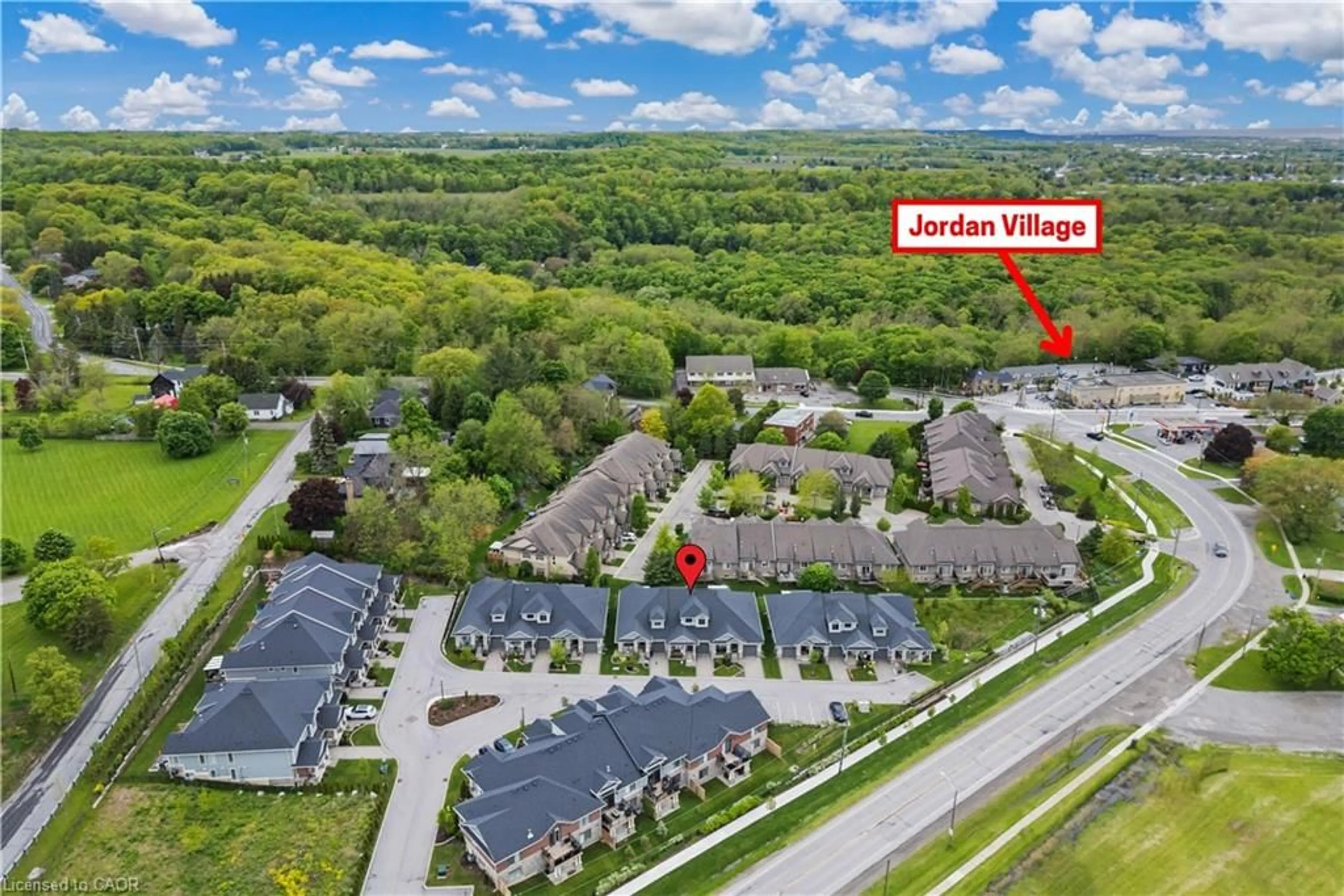 A pic from outside/outdoor area/front of a property/back of a property/a pic from drone, unknown for 2848 King St #5, Jordan Station Ontario L0R 1S0